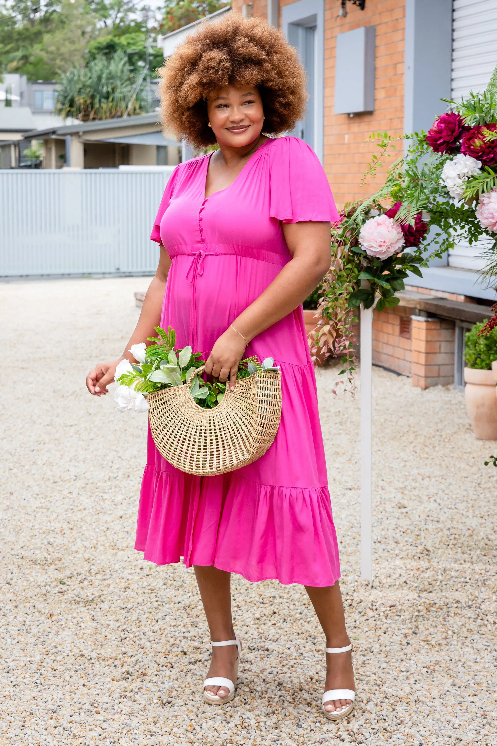 NEW Bonnie Maxi Dress in Pink