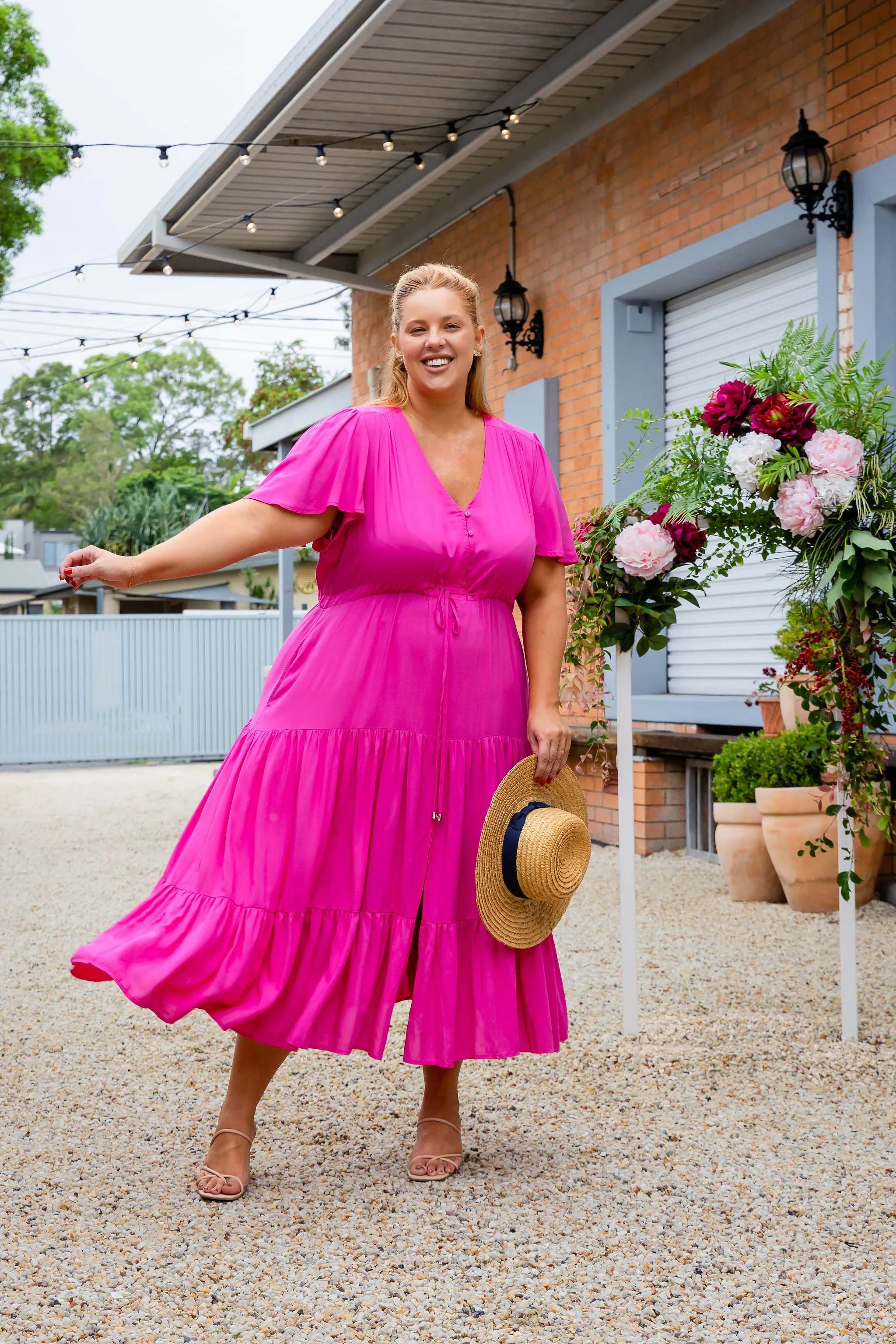 NEW Bonnie Maxi Dress in Pink