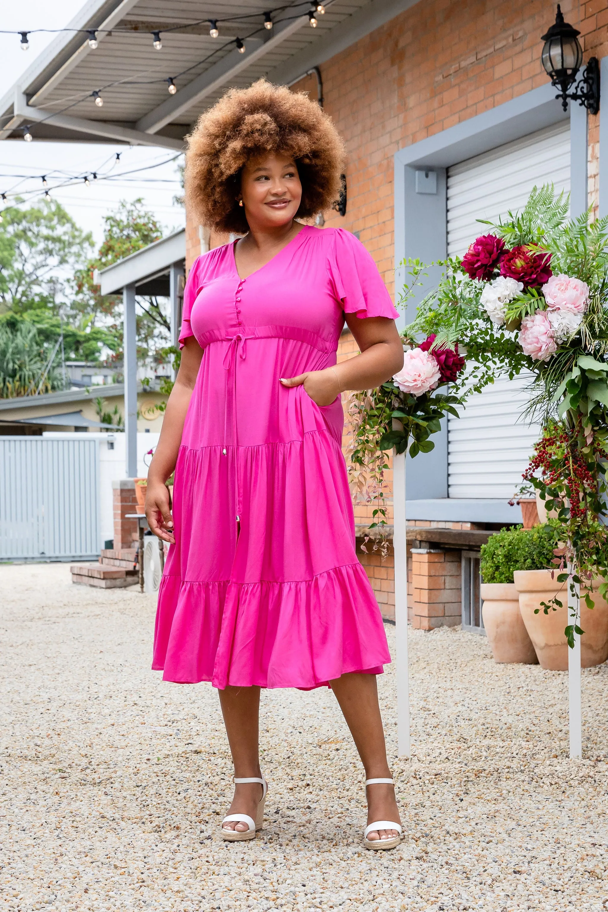 NEW Bonnie Maxi Dress in Pink