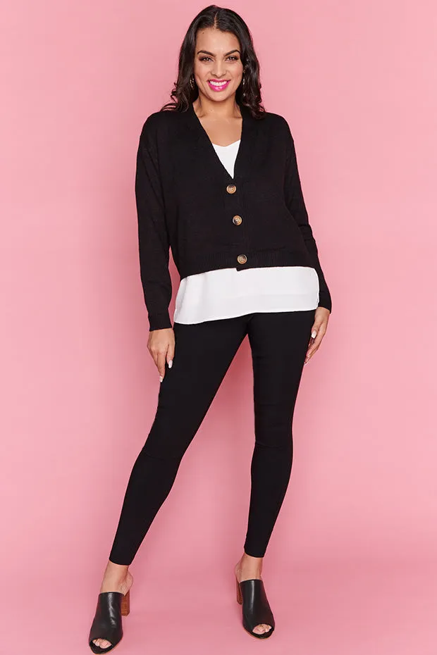 Norma Black Cardi