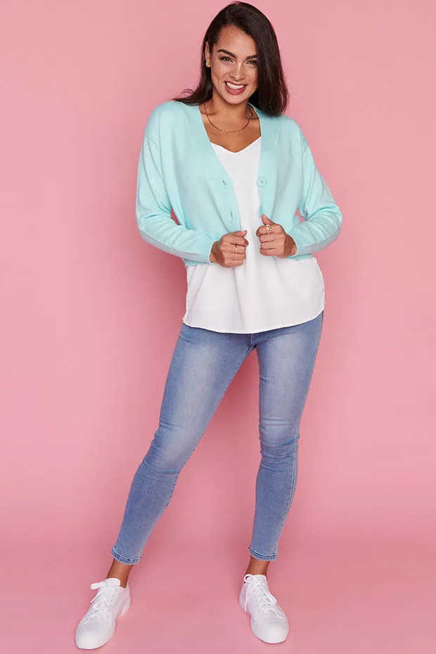 Norma Mint Cardi