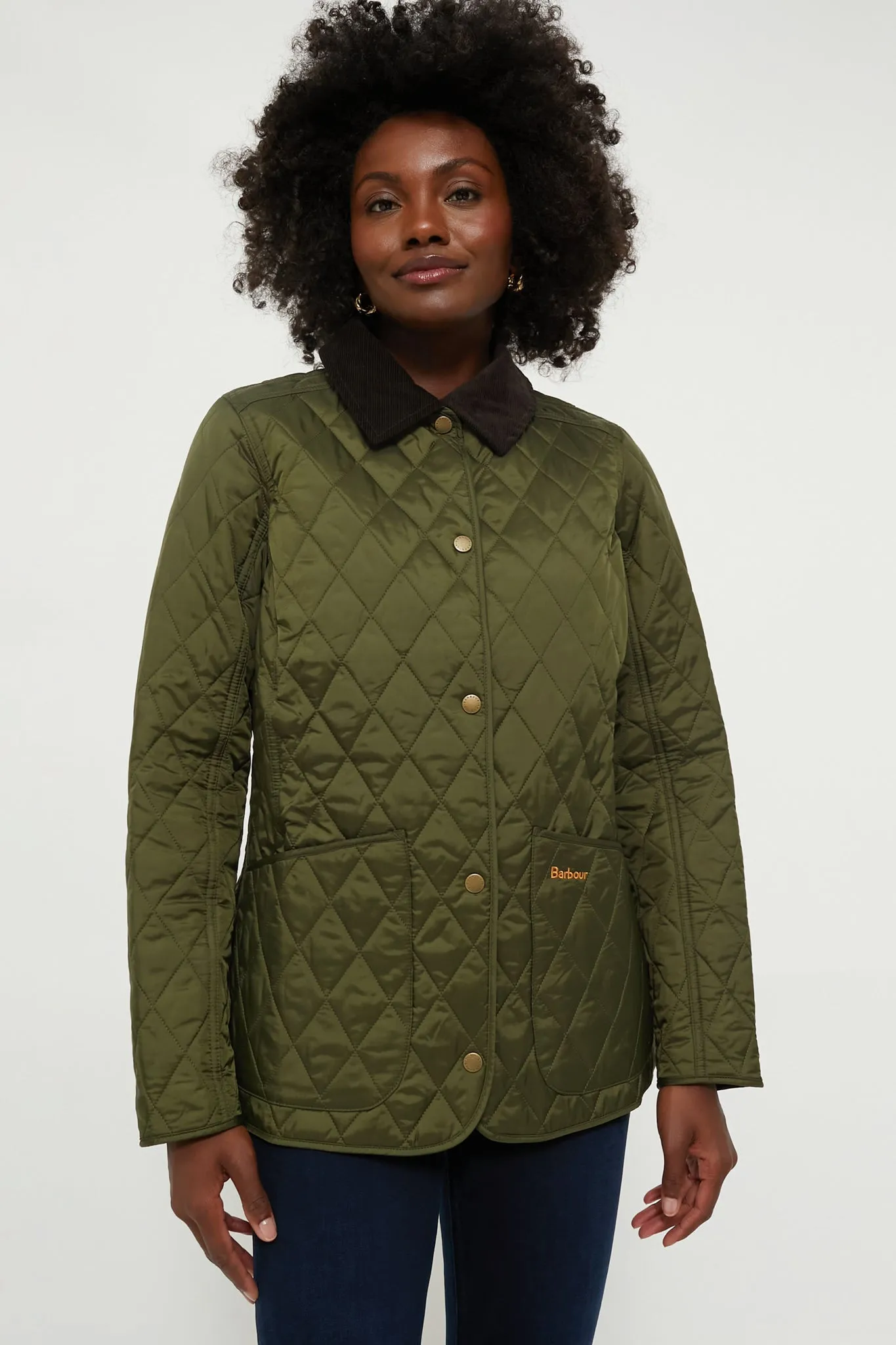 Olive Annandale Quilted Jacket