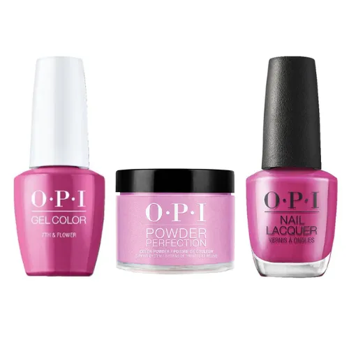 OPI Trio: LA05 7th & Flower