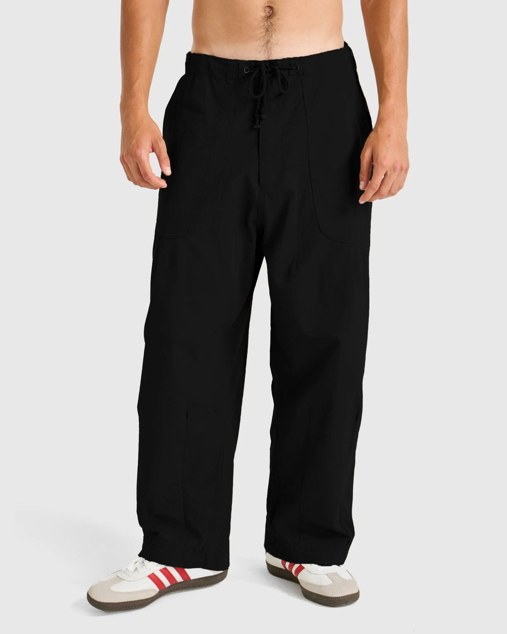 Parachute Cargo Pant (Black)