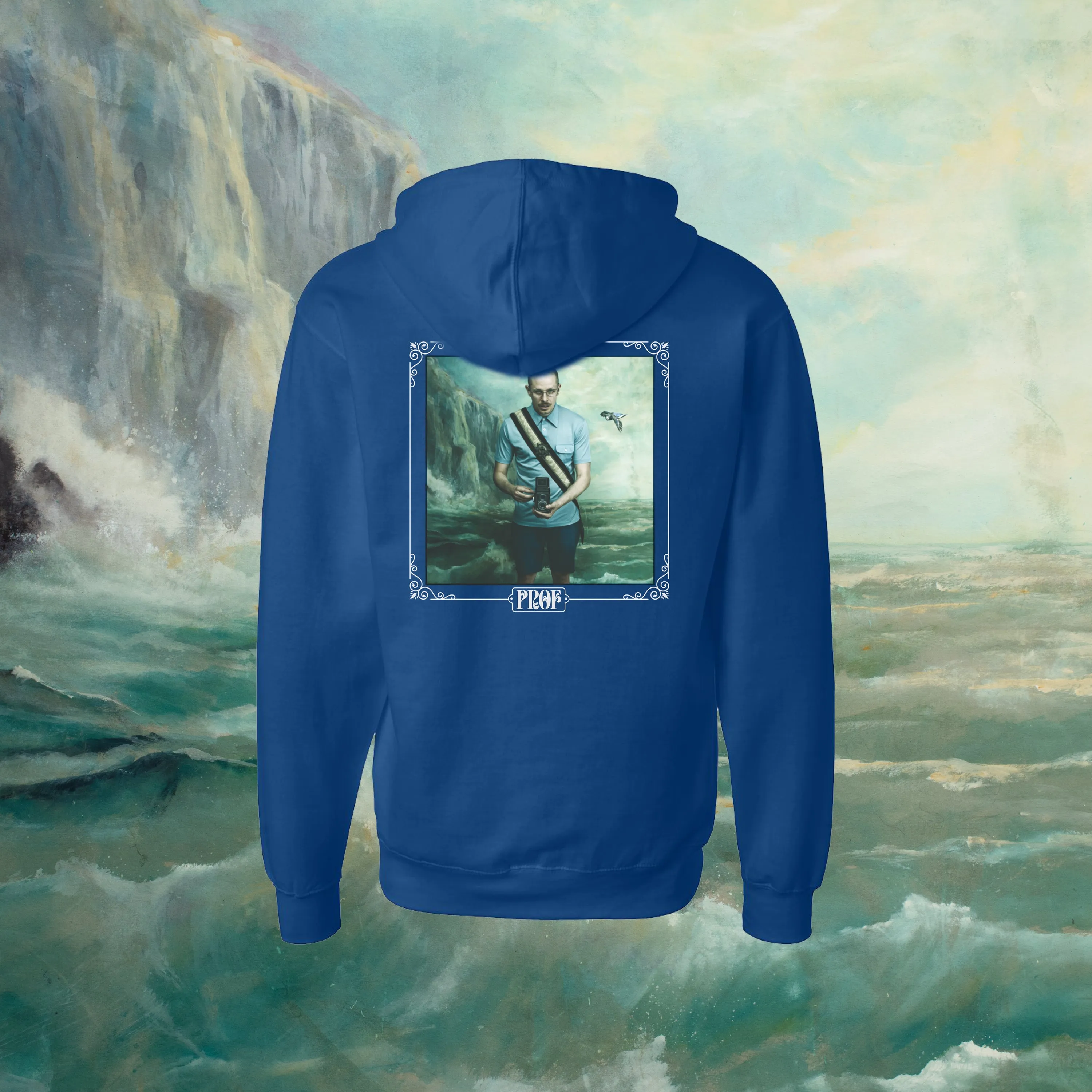 PROF "Nautical" Blue Zip Hoodie