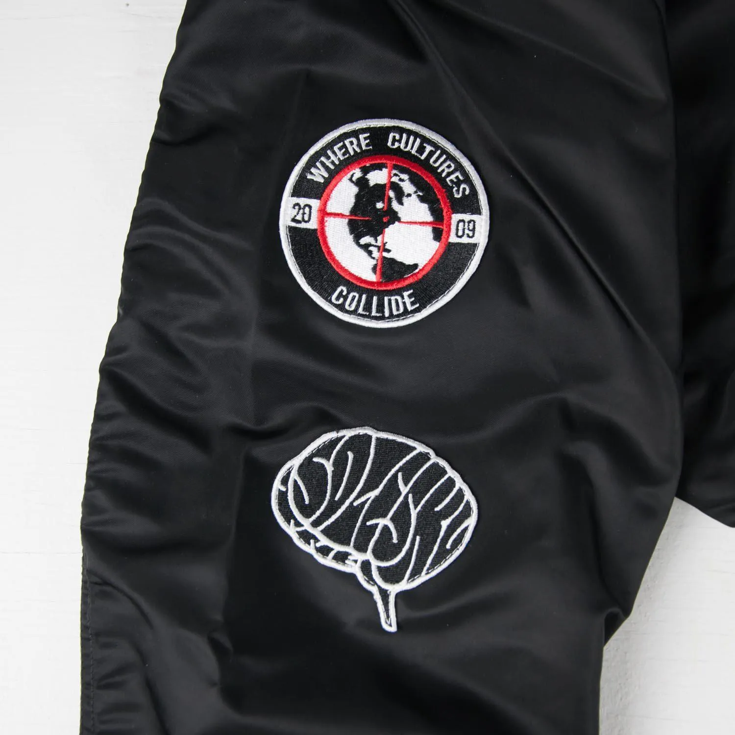 "Synergy" Reversible Flight Jacket - BLACK/RED (Limited Edition)