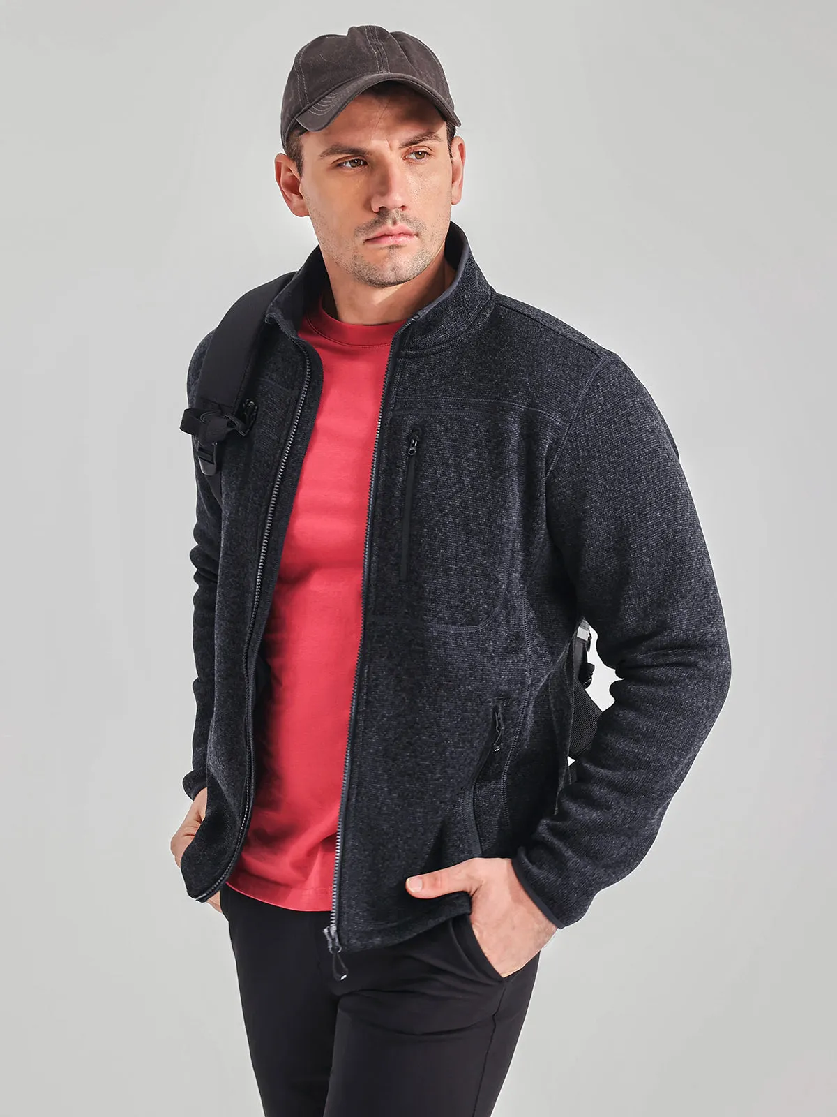 Recycled Tech Sherpa Jacket