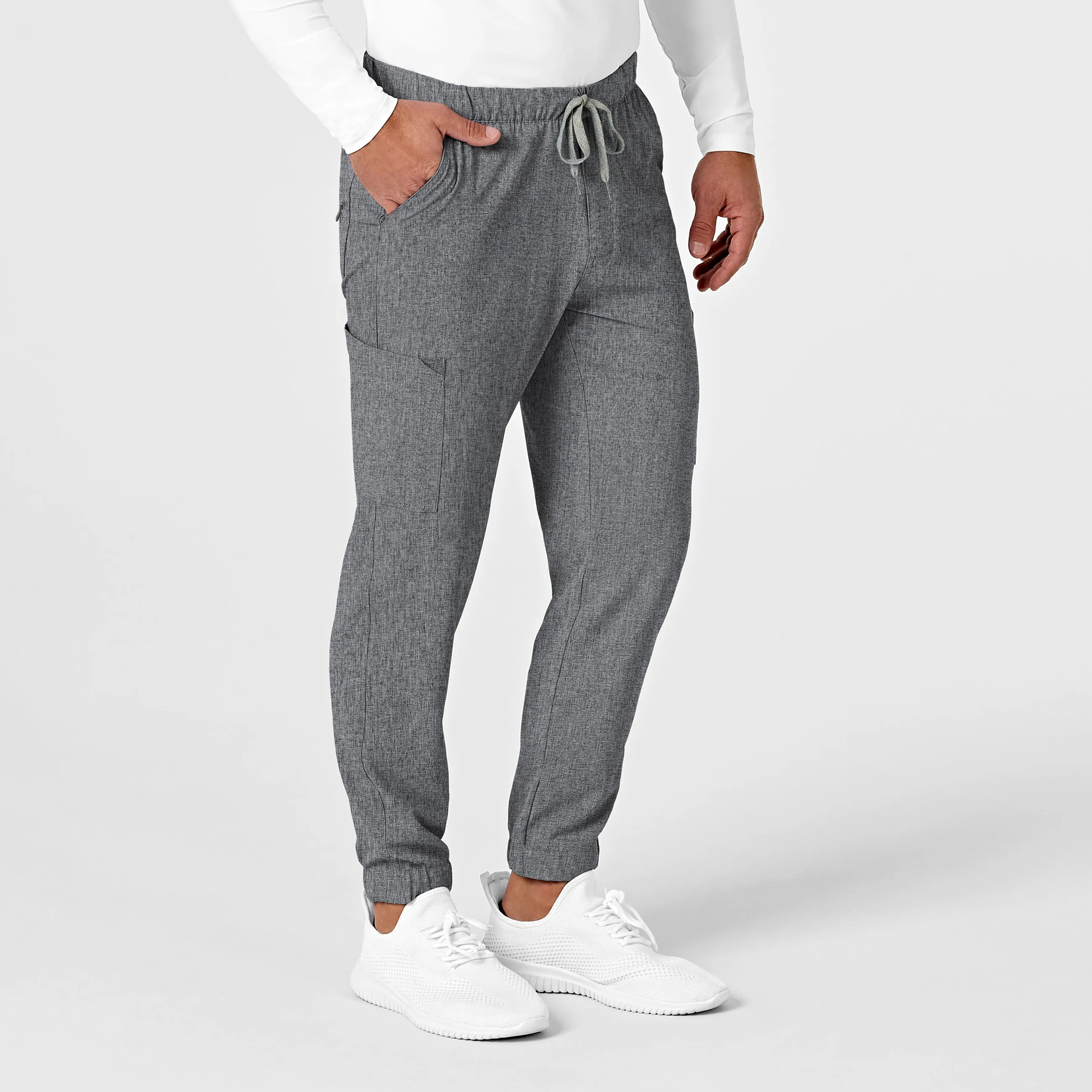 RENEW Men's Jogger Scrub Pant - Grey Heather