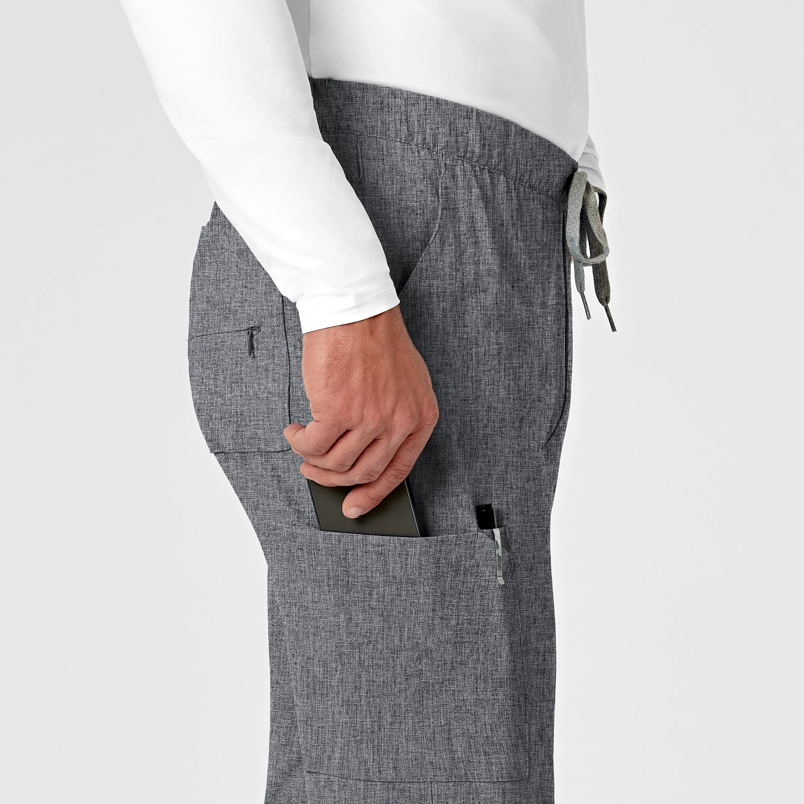 RENEW Men's Jogger Scrub Pant - Grey Heather