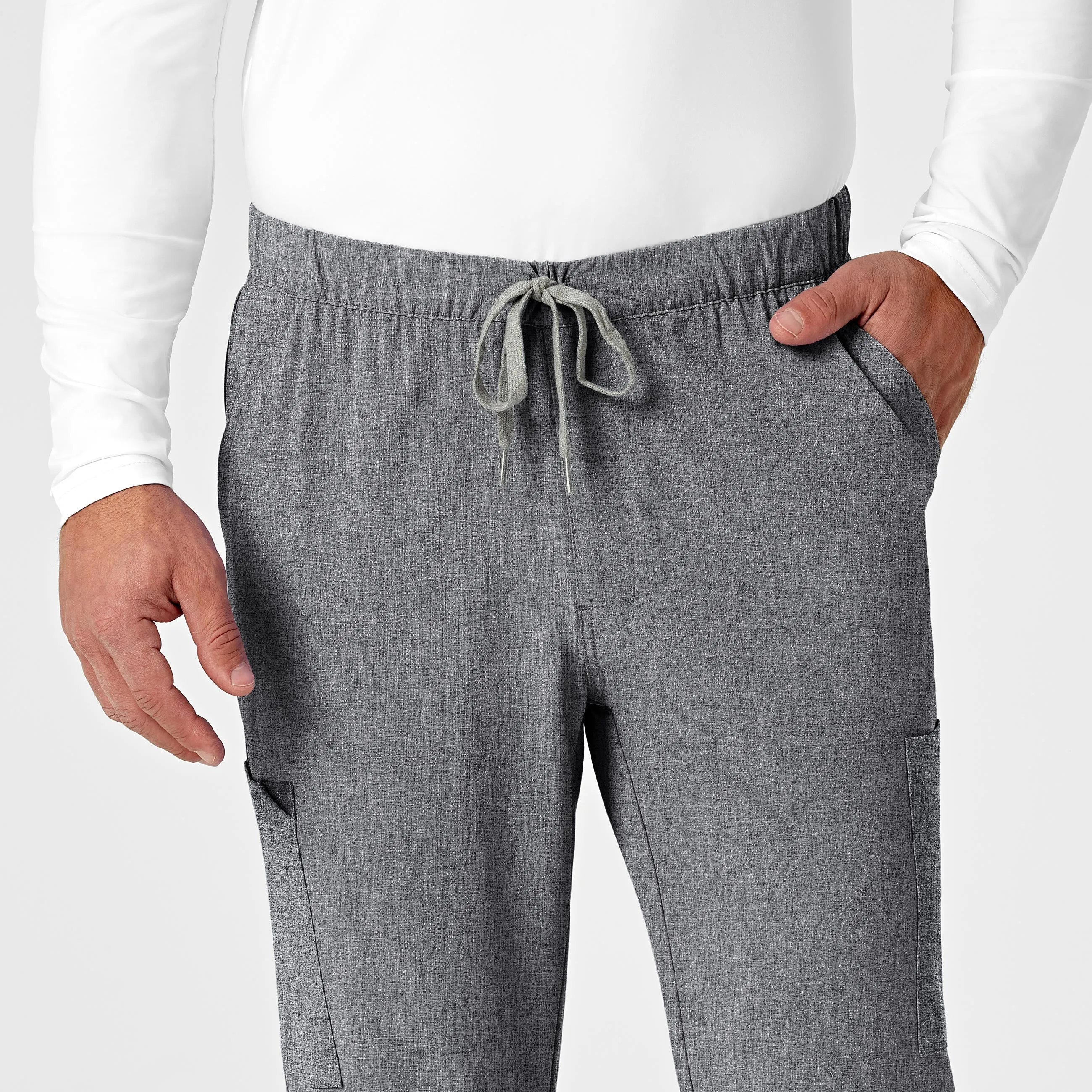 RENEW Men's Jogger Scrub Pant - Grey Heather