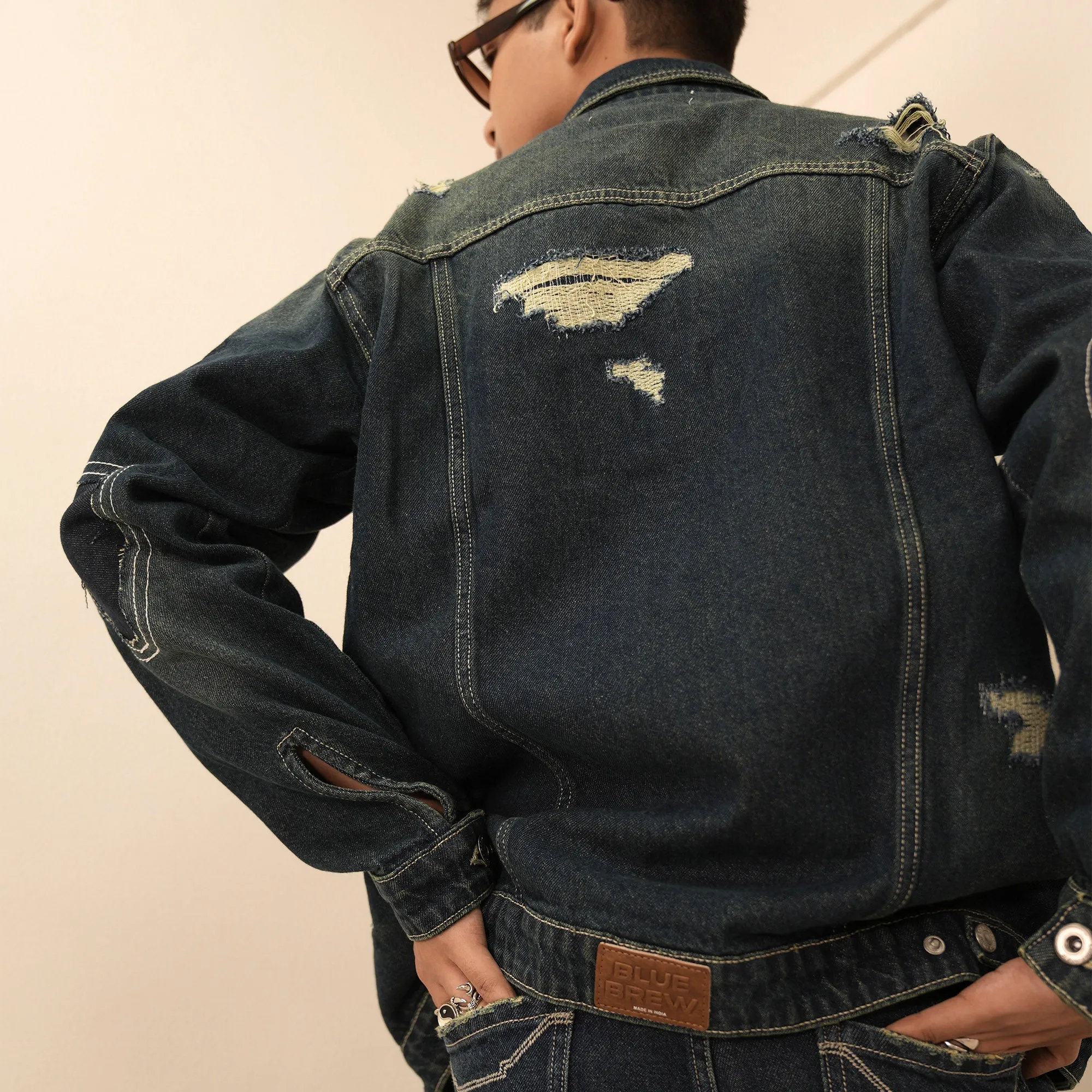 RIP AND REPAIR DENIM JACKET