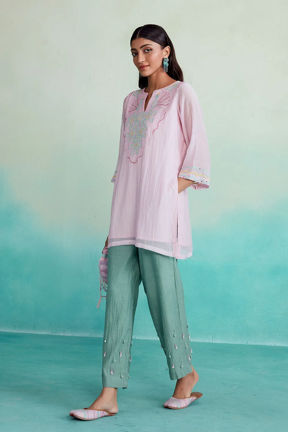 Roseglow Kurta Pants Set