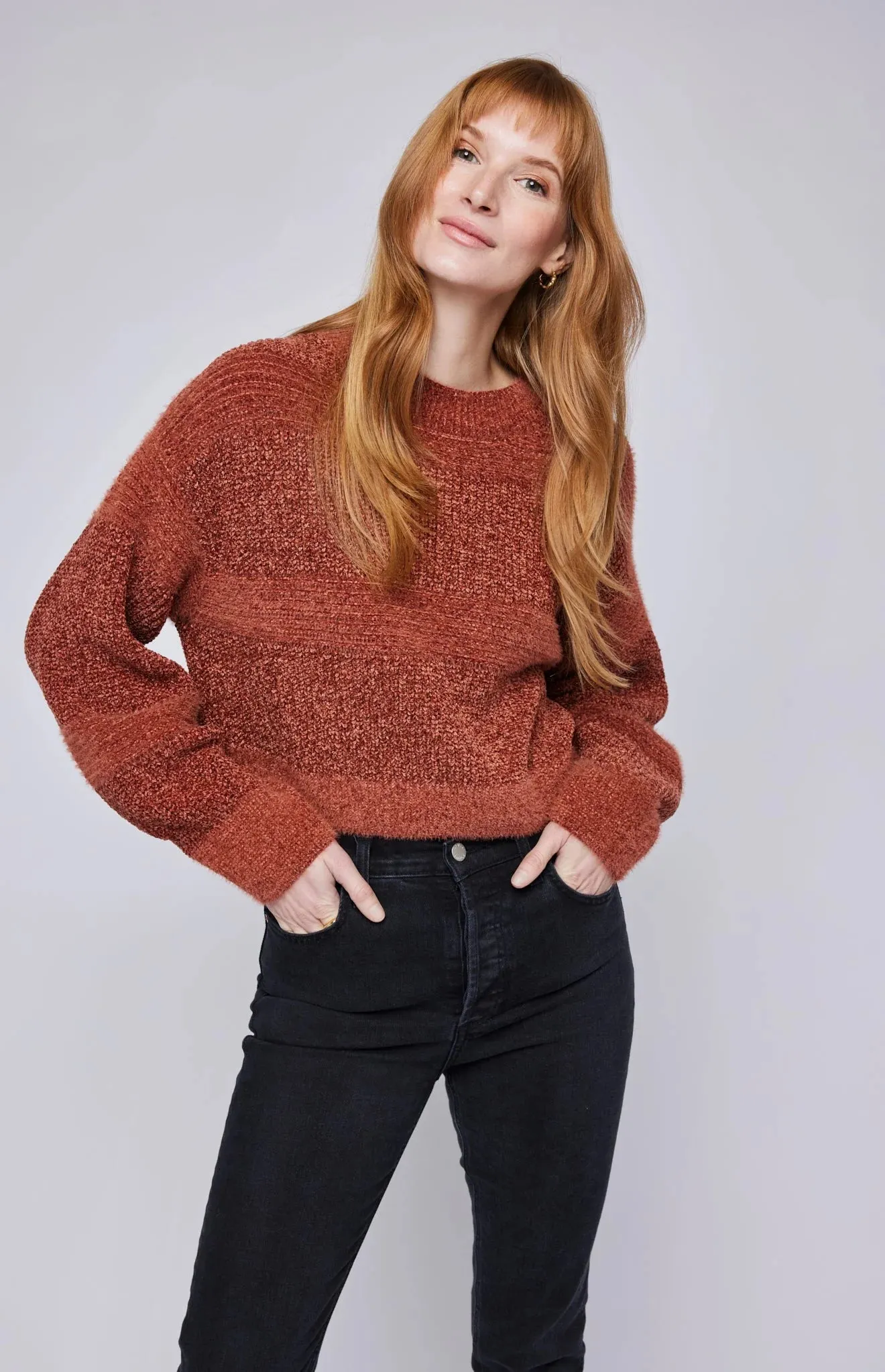 Rosetta Sweater-Cinnamon