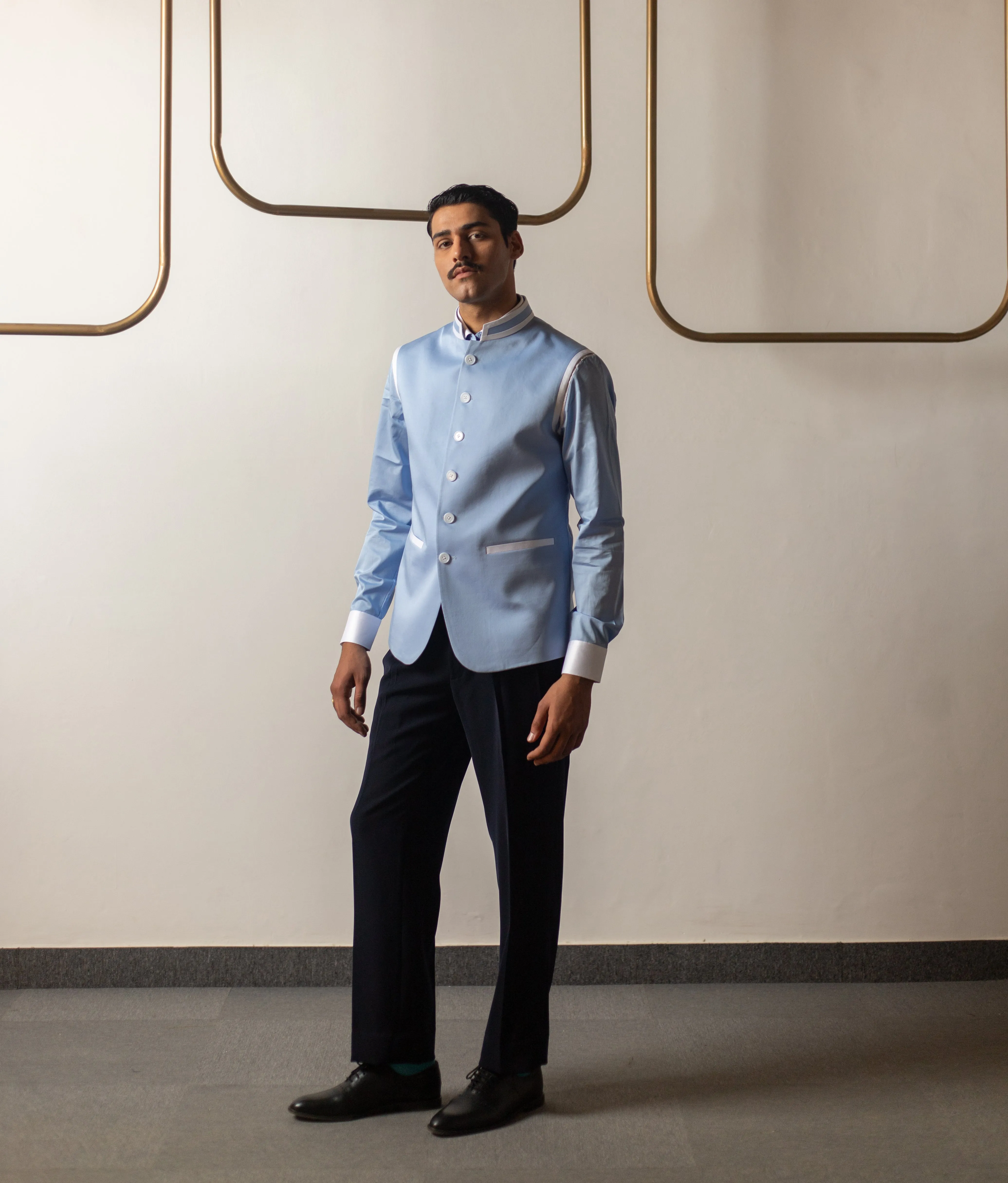 SAPPHIRE SKY NEHRU JACKET