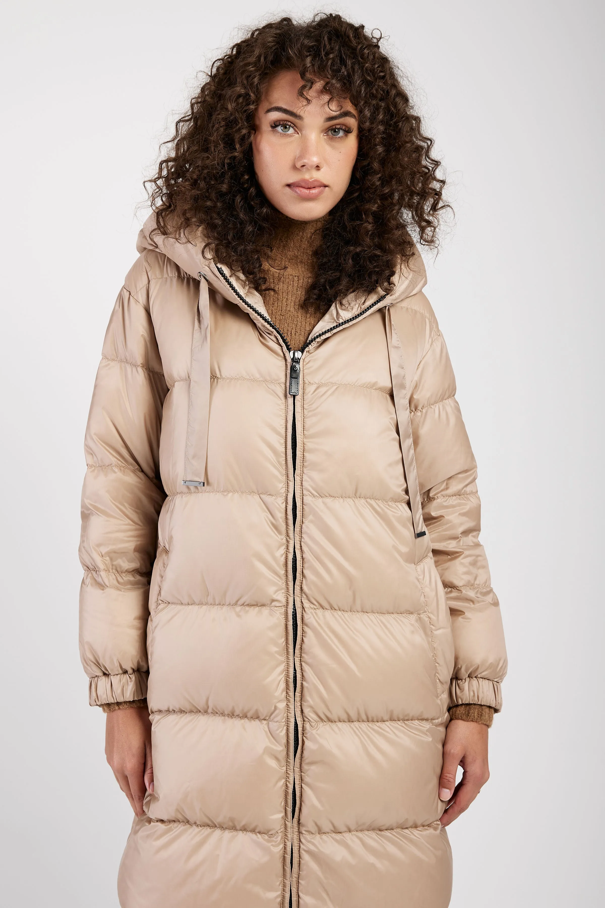 Seipa Puffer Coat in Beige