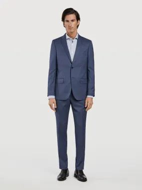 Slim fit nailhead business suit