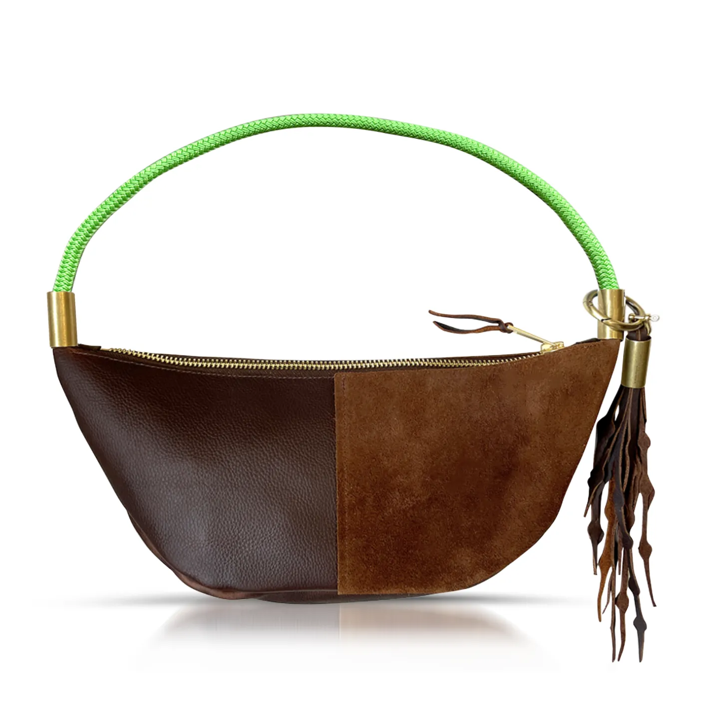 Sling Bag in Brown Leather