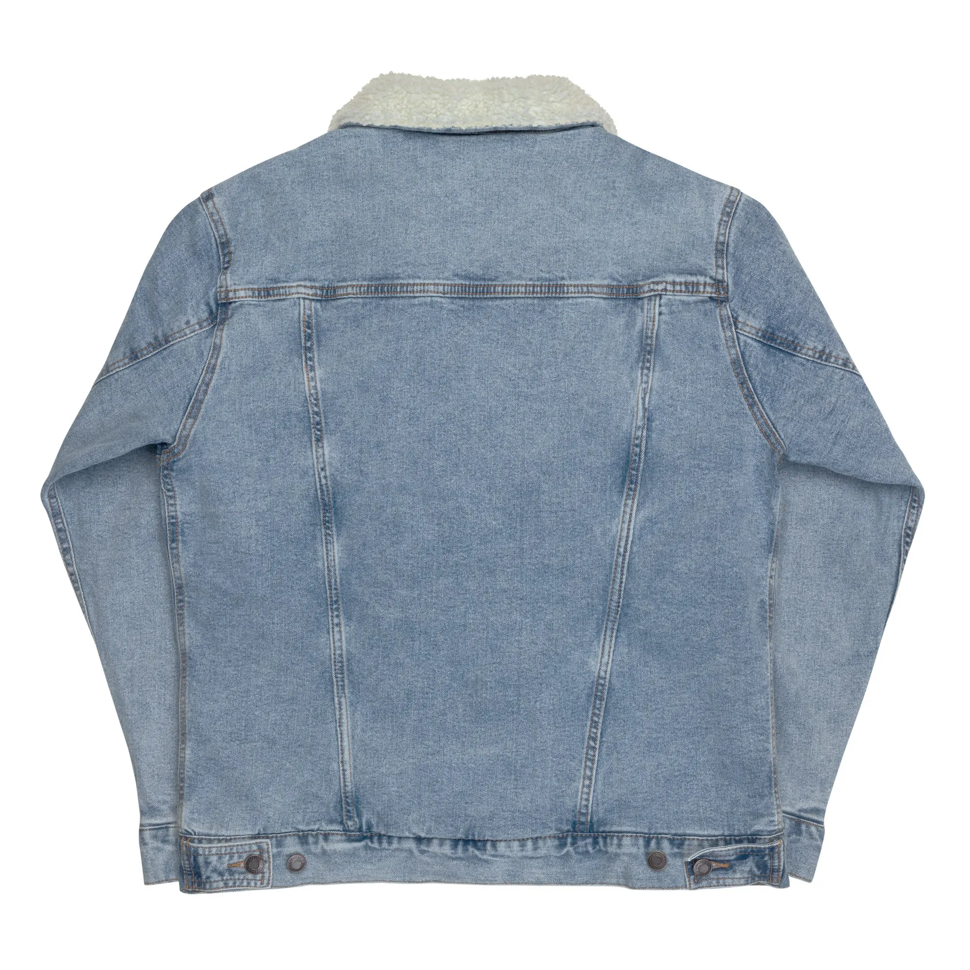 SNIP Bus - Unisex denim sherpa jacket