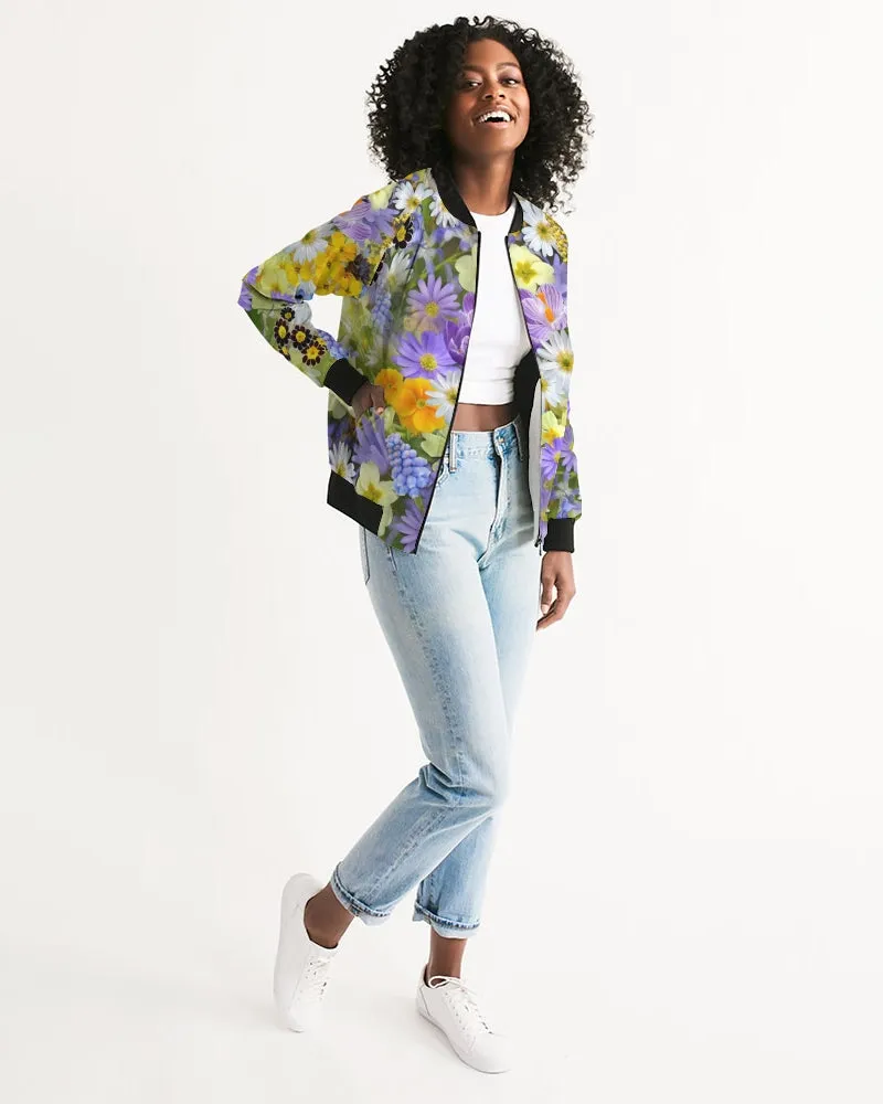 Spring Flowers Women's Bomber Jacket