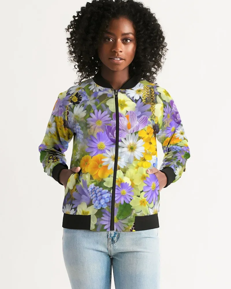 Spring Flowers Women's Bomber Jacket