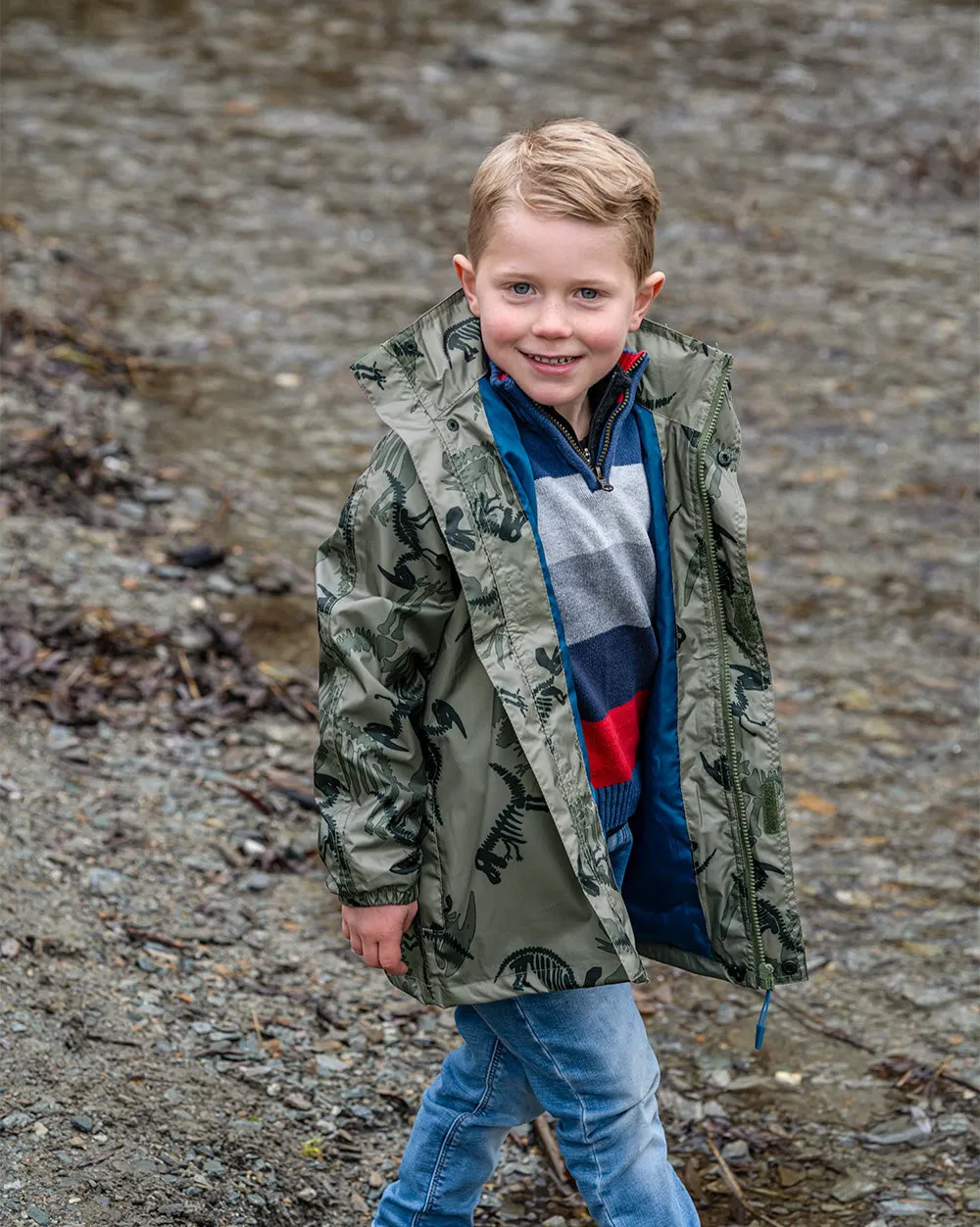 STOWaway Kids Jacket in Dino Print