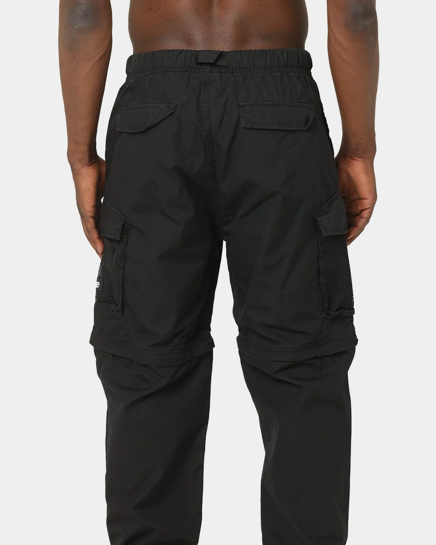 Supreme Mesh Pocket Belted Cargo Pants Black