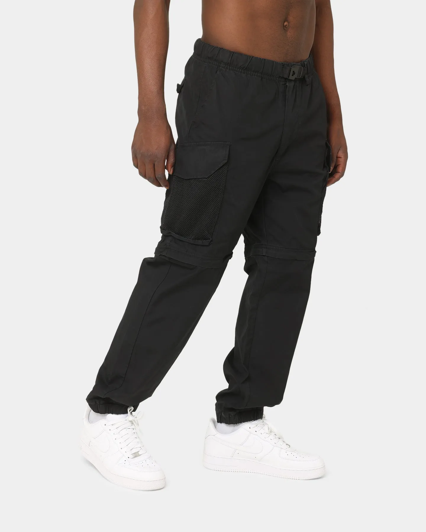 Supreme Mesh Pocket Belted Cargo Pants Black