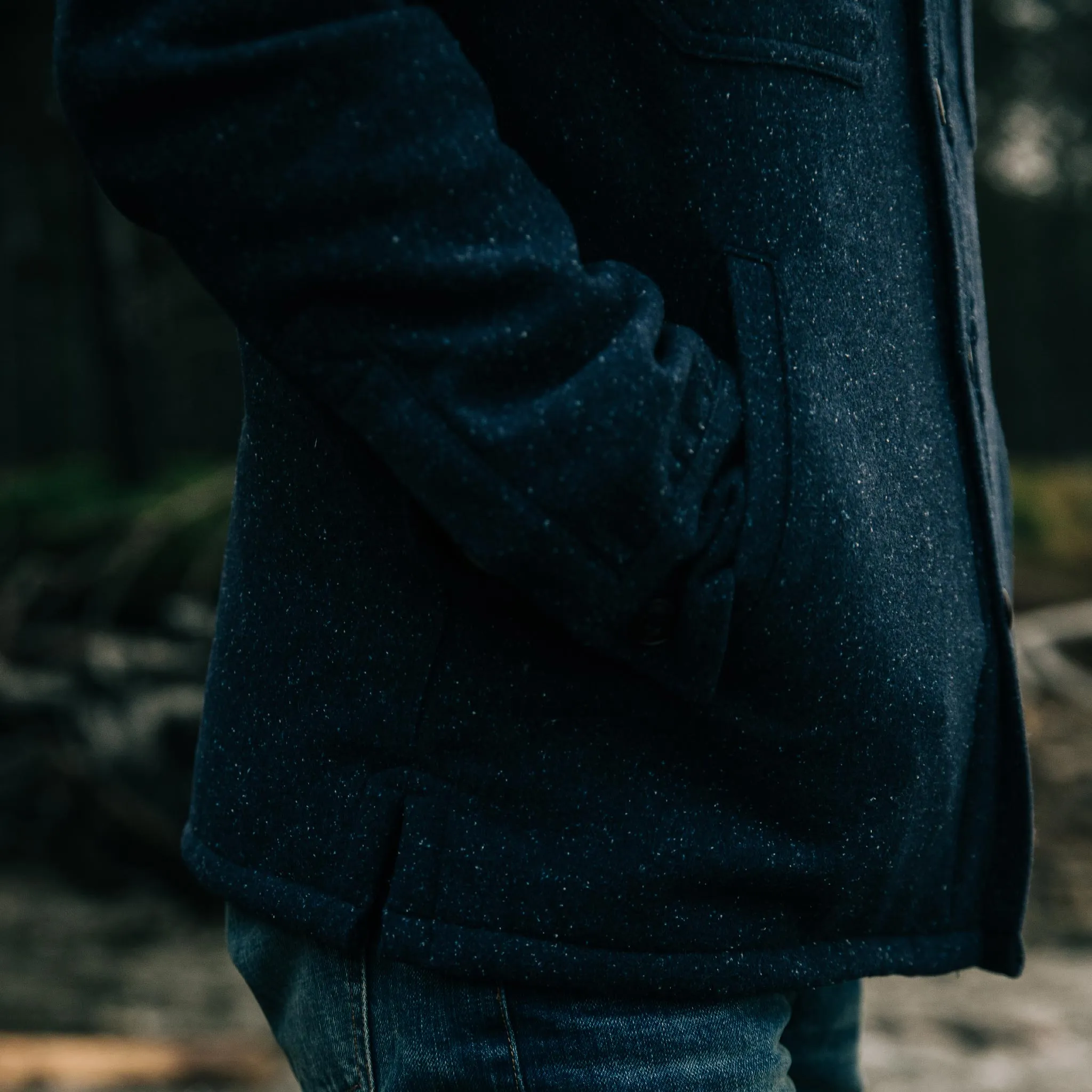 The Chandler Jacket in Navy Donegal