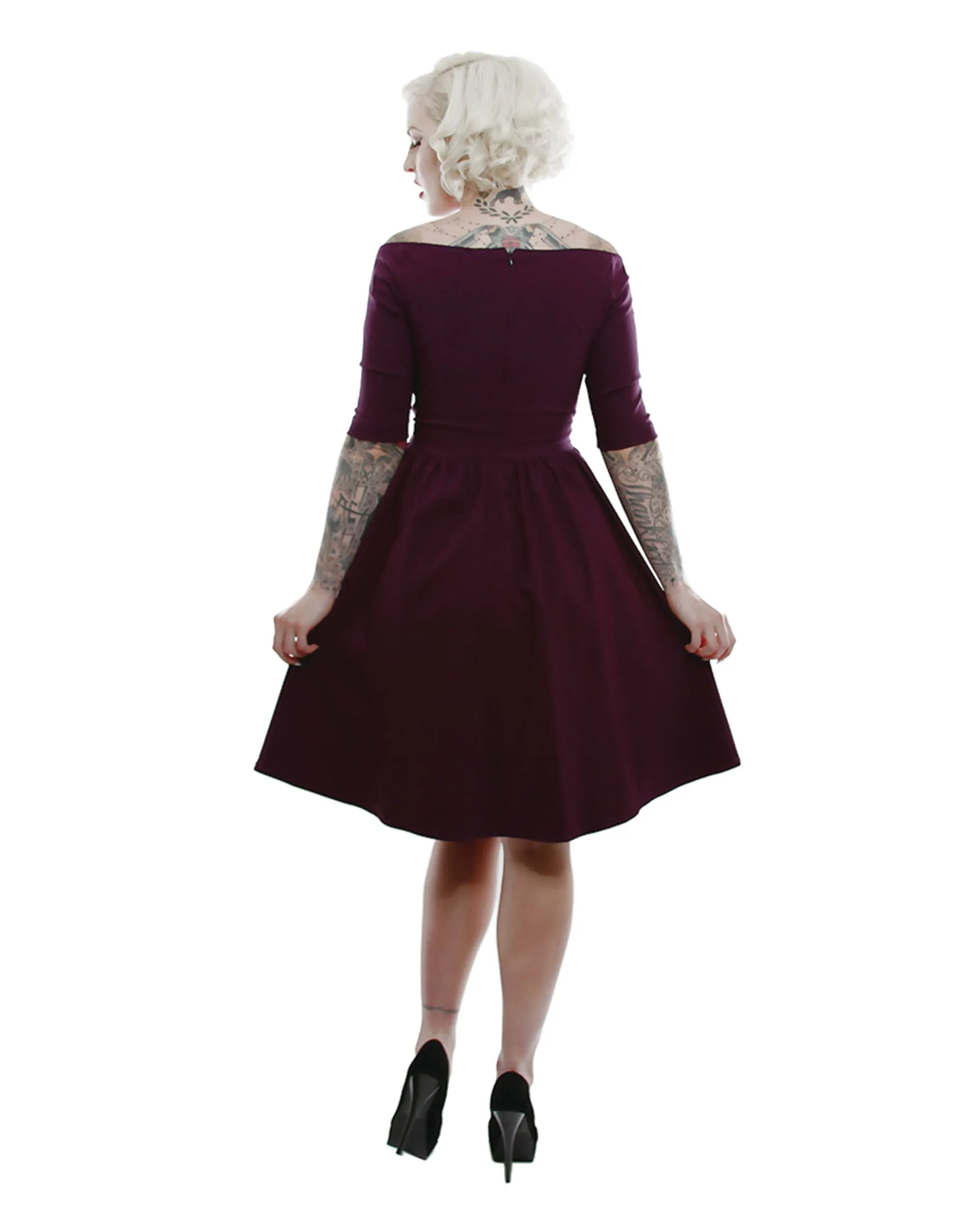 The LOREN Dress - PLUM