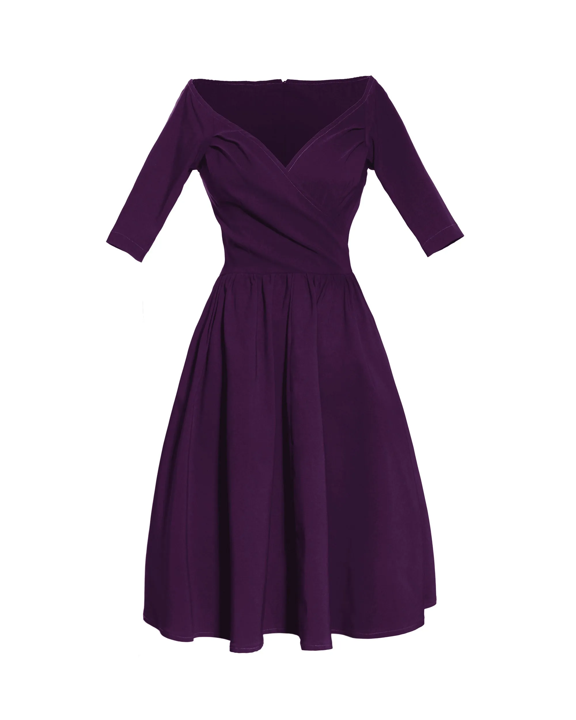 The LOREN Dress - PLUM