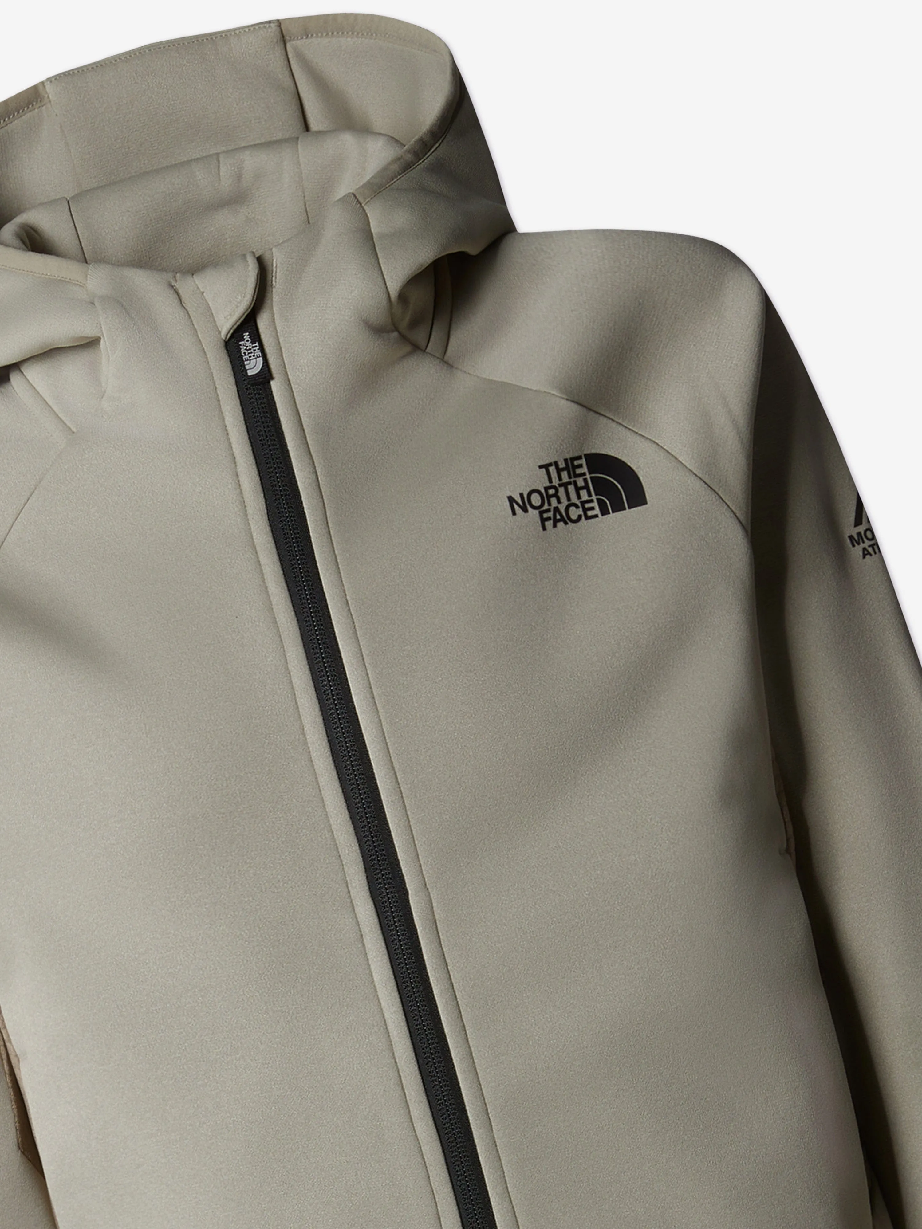 The North Face Boys Mountain Athletics Full Zip Hoodie in Beige