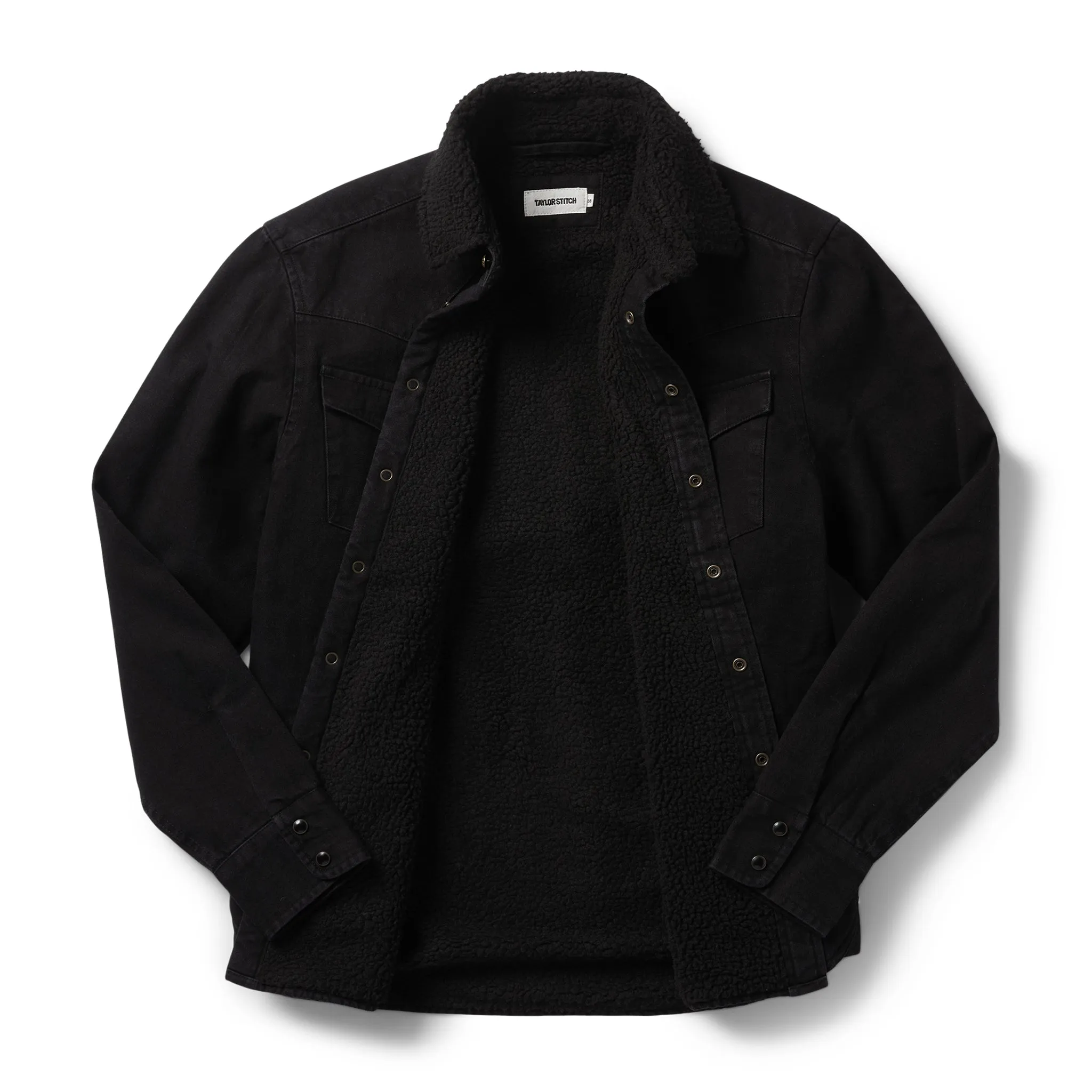 The Western Shirt Jacket in Washed Coal