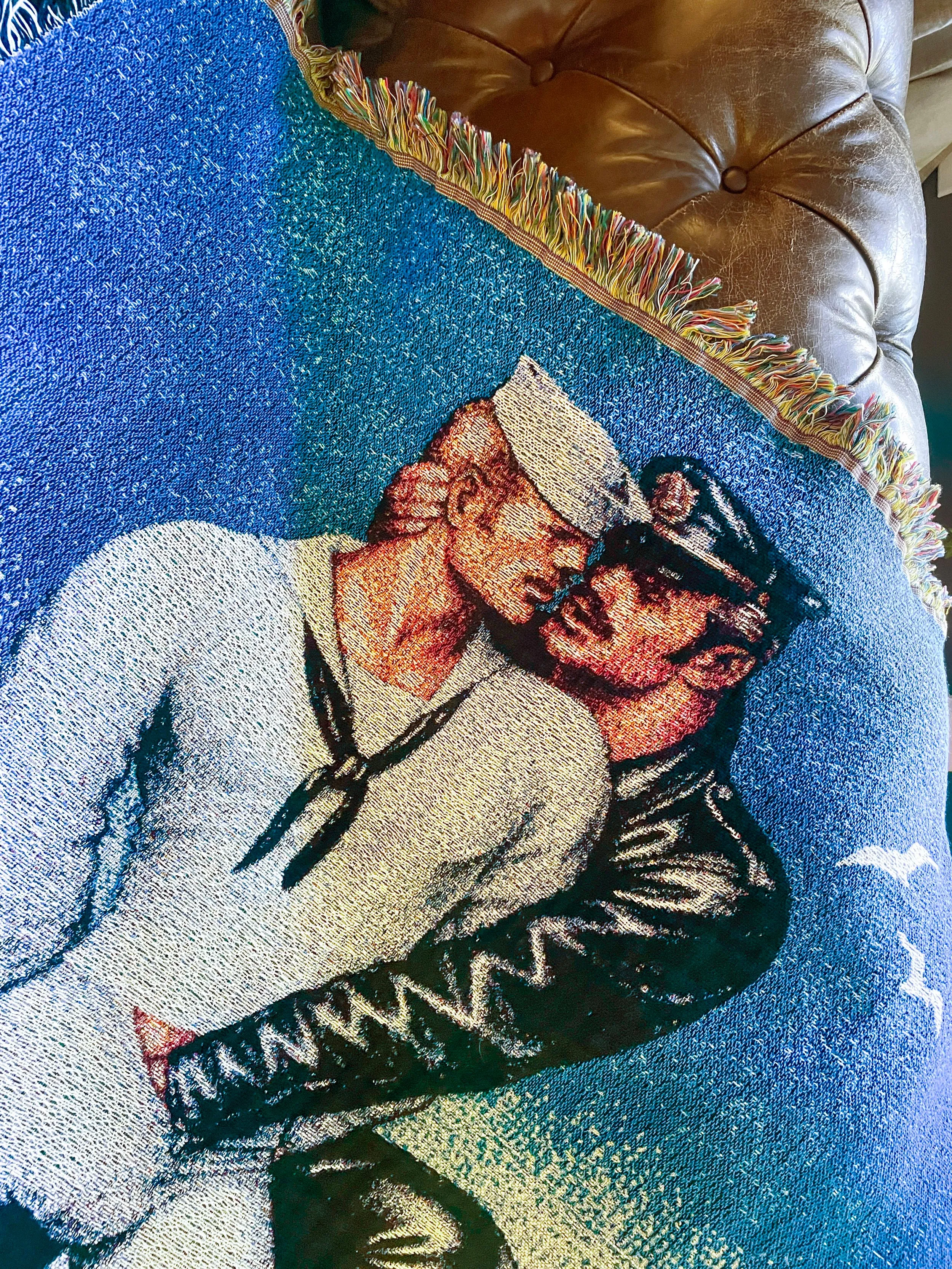 Tom of Finland Pier Pals Woven Blanket