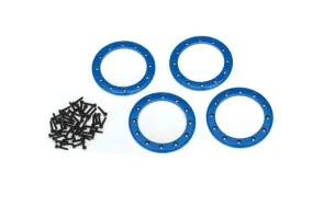 Traxxas Aluminium 2.2” Beadlock Rings (Blue)