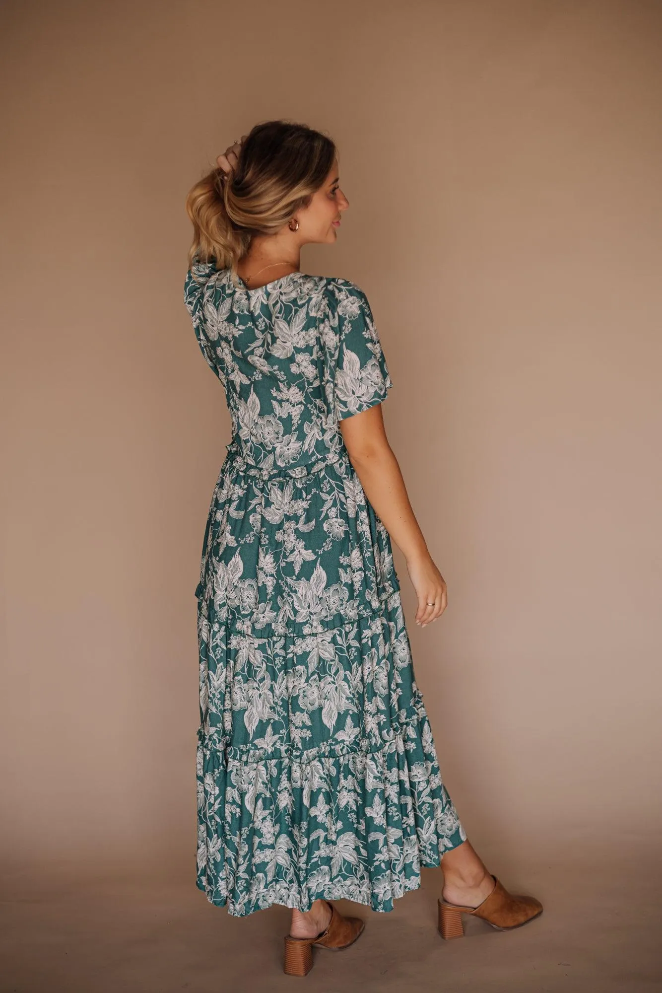 Uma Maxi Dress in Turquoise - Coming Soon