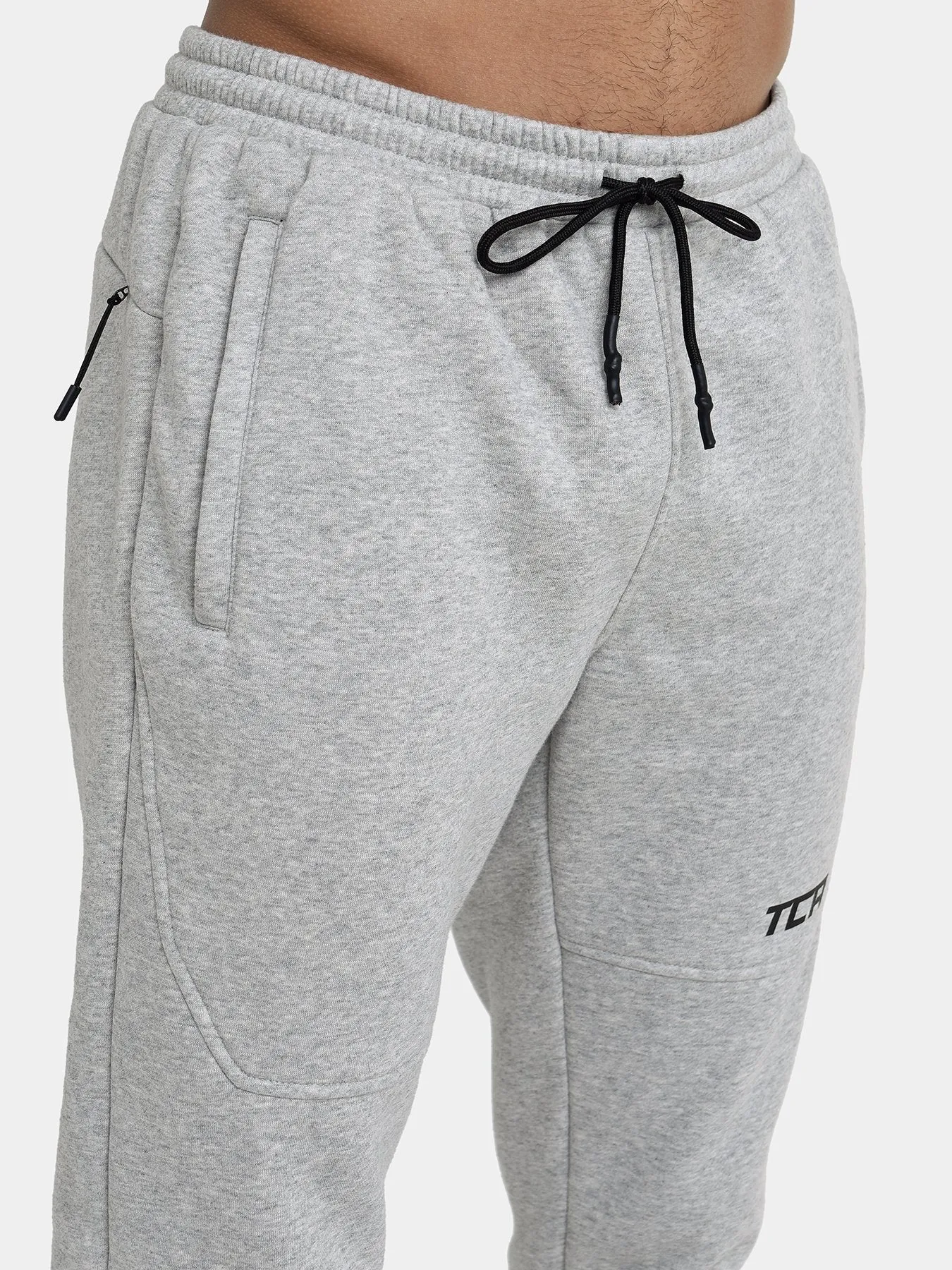 Utility Joggers Trackpant For Men With Side & Back Zip Pockets