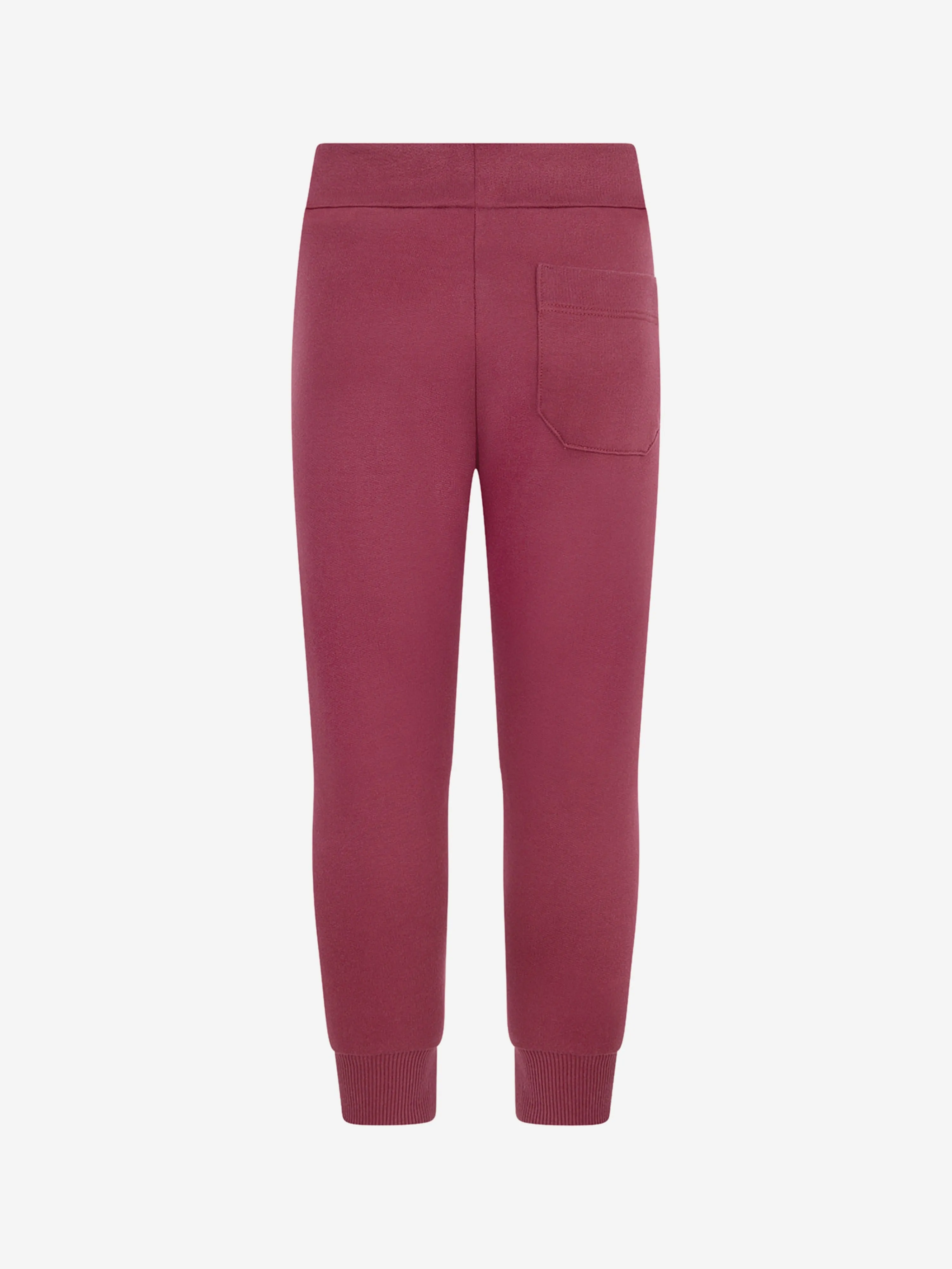 Versace Boys Burgundy Logo Joggers