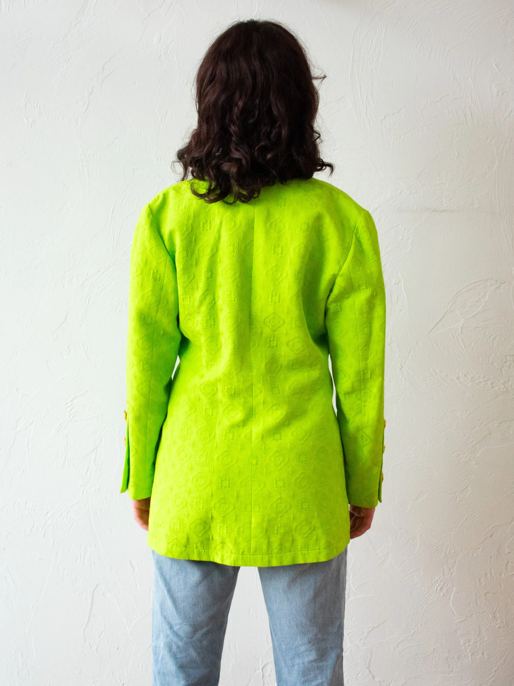 Vintage Lime Green Christian Lacroix Blazer M/L