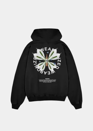 Weaponized 480GSM Oversized Hoodie - Black