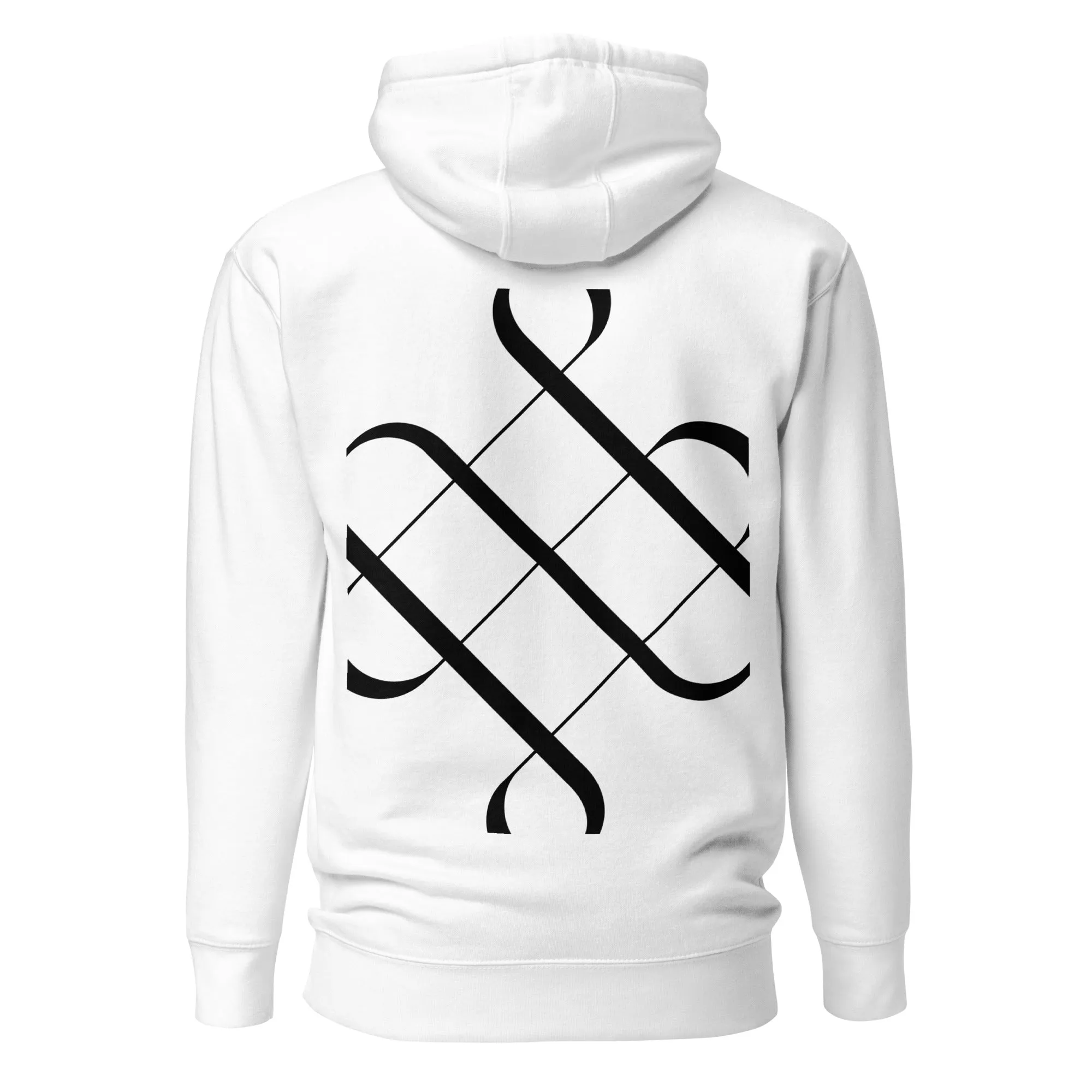 White Cancer Unisex Zodiac Poetry Hoodie