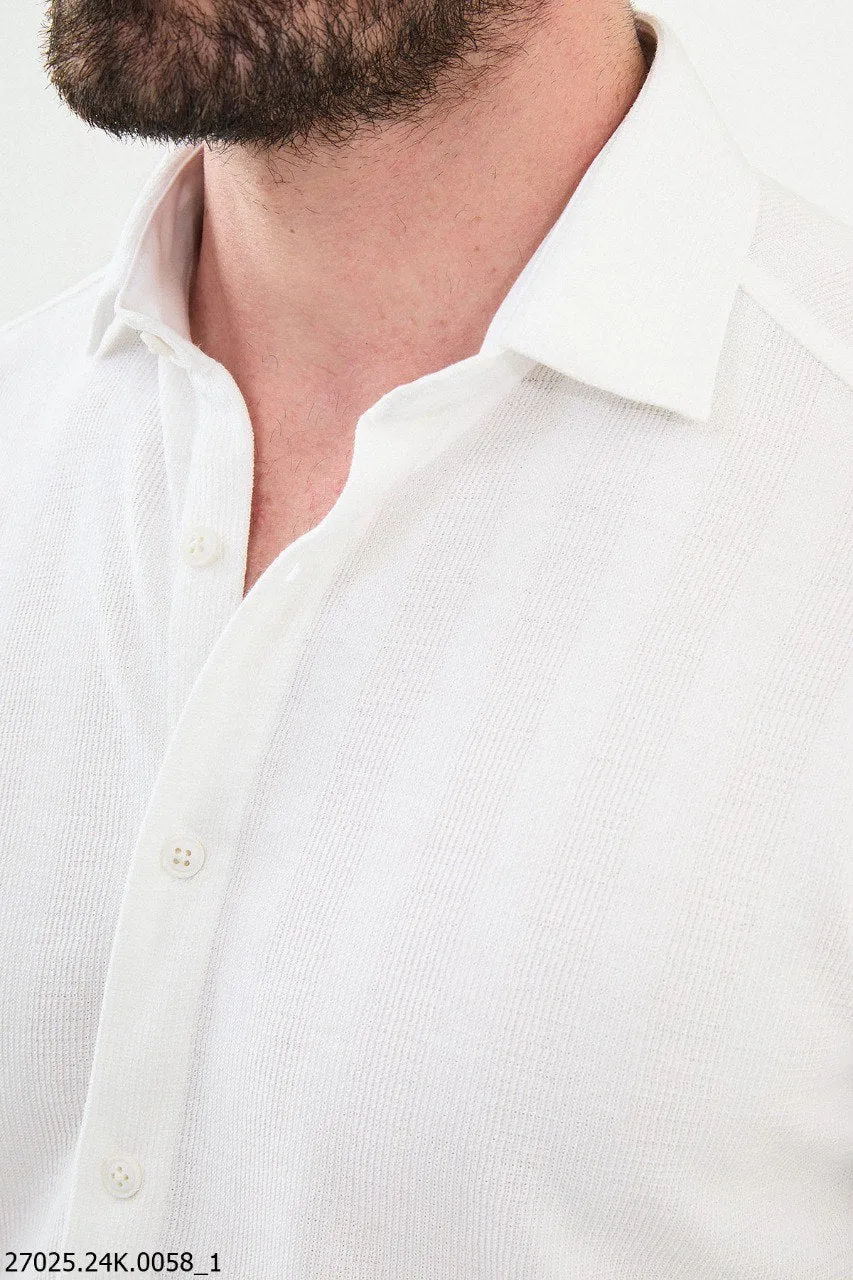 White Formal Shirt for Men.