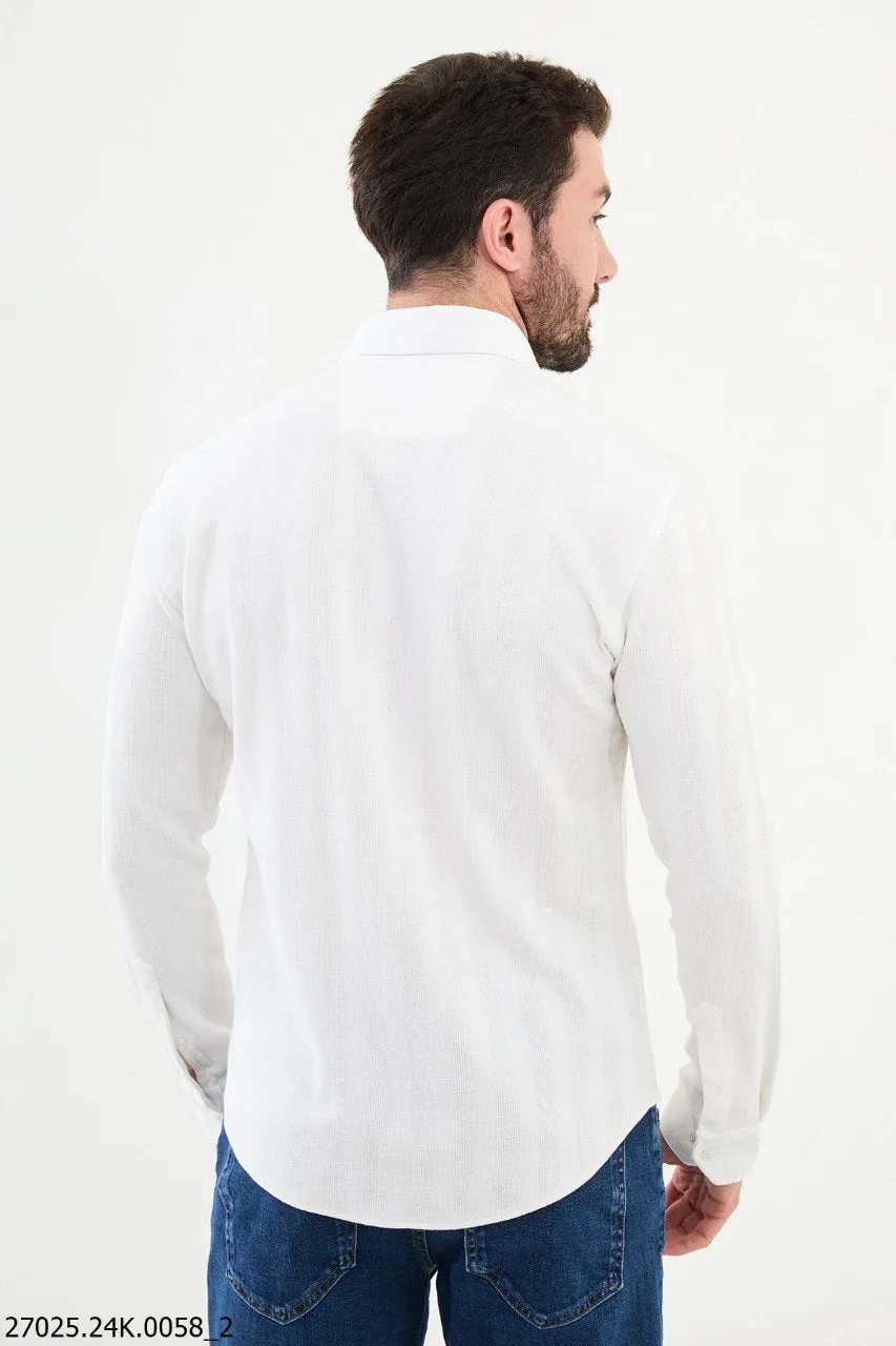 White Formal Shirt for Men.