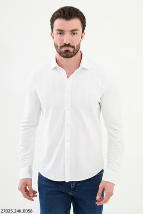 White Formal Shirt for Men.