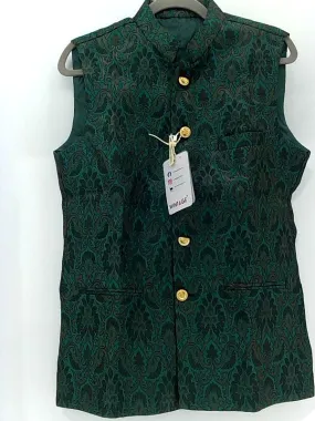 Wintage Men's Green Waistcoat Blazer Size 38