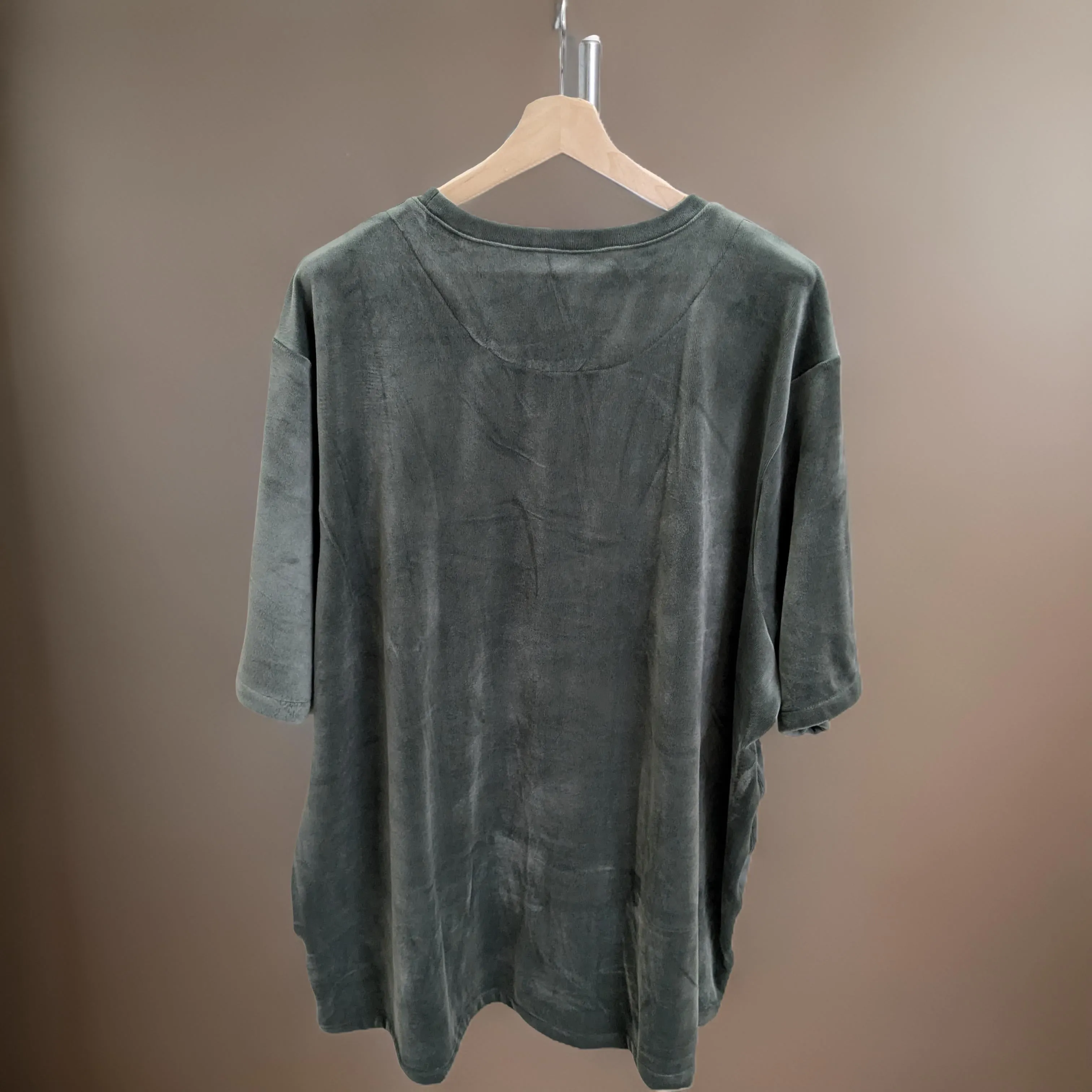 Winter Super Soft Velvet Dark Green Sweatshirt