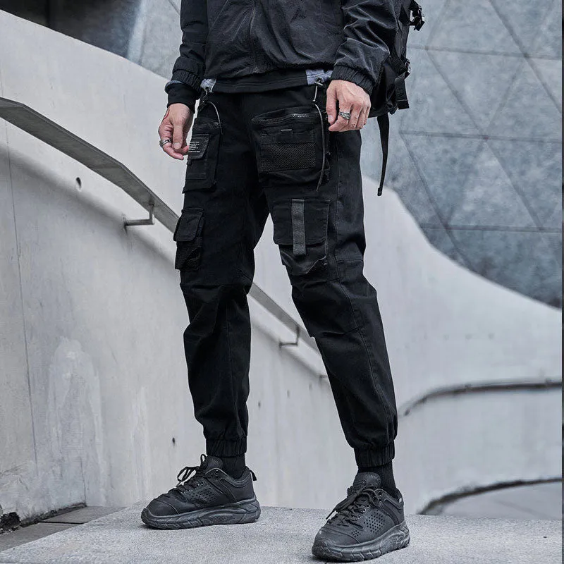 WLS Multi-pocket Cargo Jogger Casual Techwear Pants