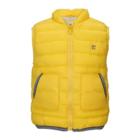 YELLOW BABY BOYS PADDED JACKET