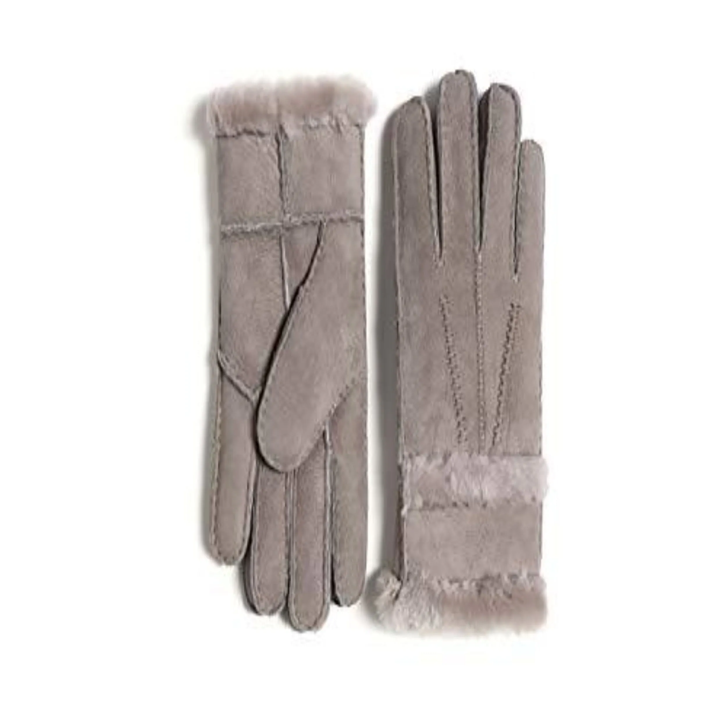 YISEVEN Womens Sheepskin Shearling Leather Gloves