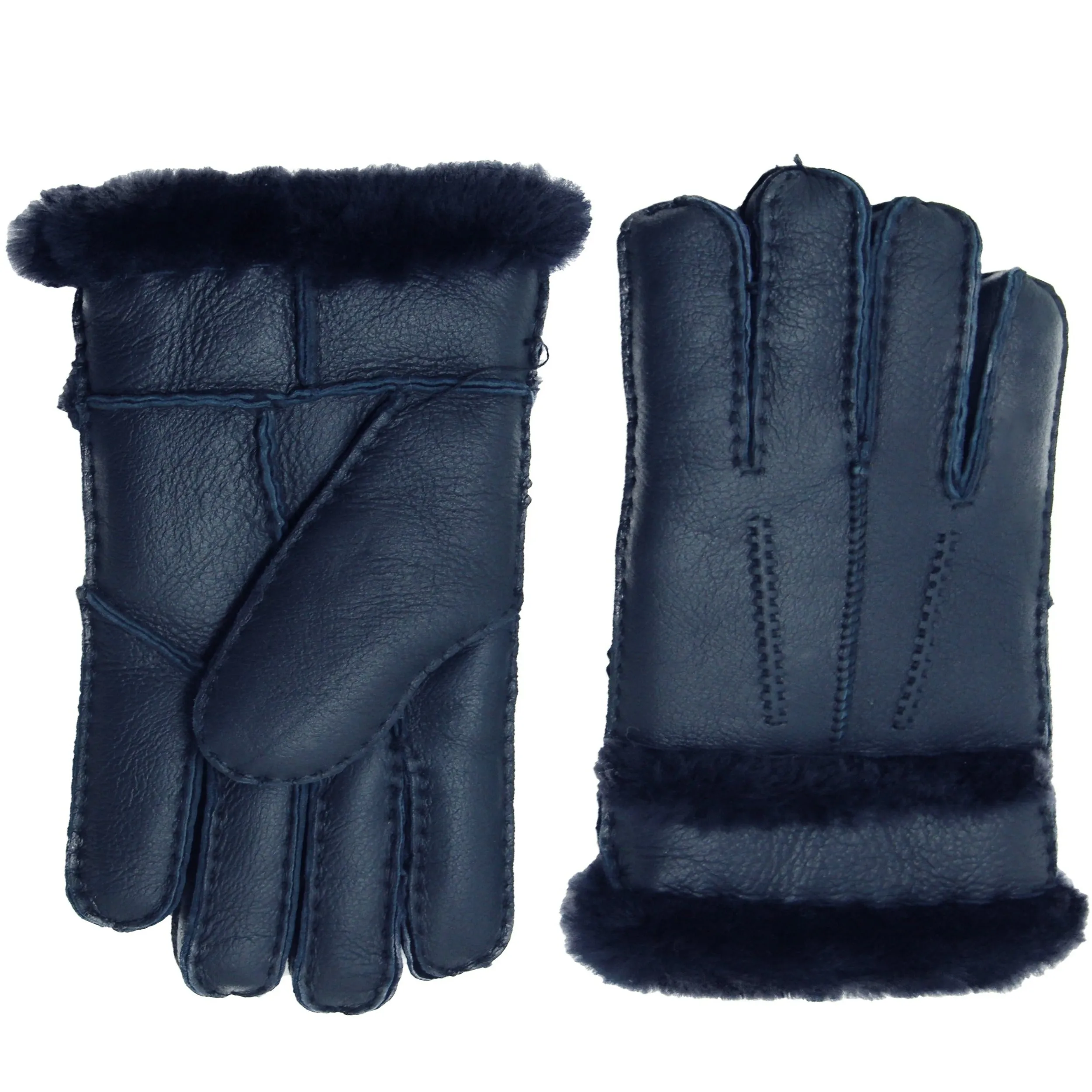 YISEVEN Womens Sheepskin Shearling Leather Gloves