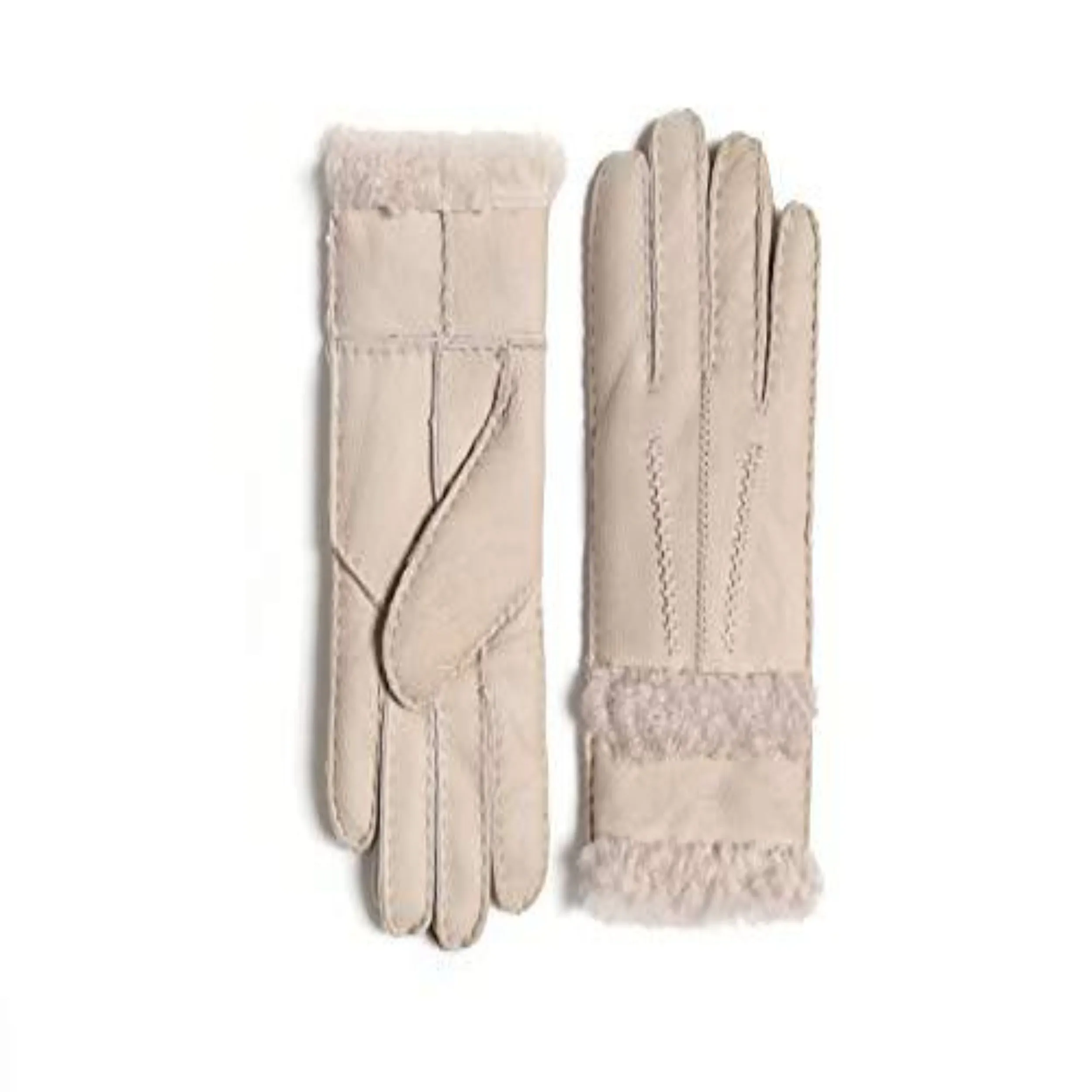 YISEVEN Womens Sheepskin Shearling Leather Gloves